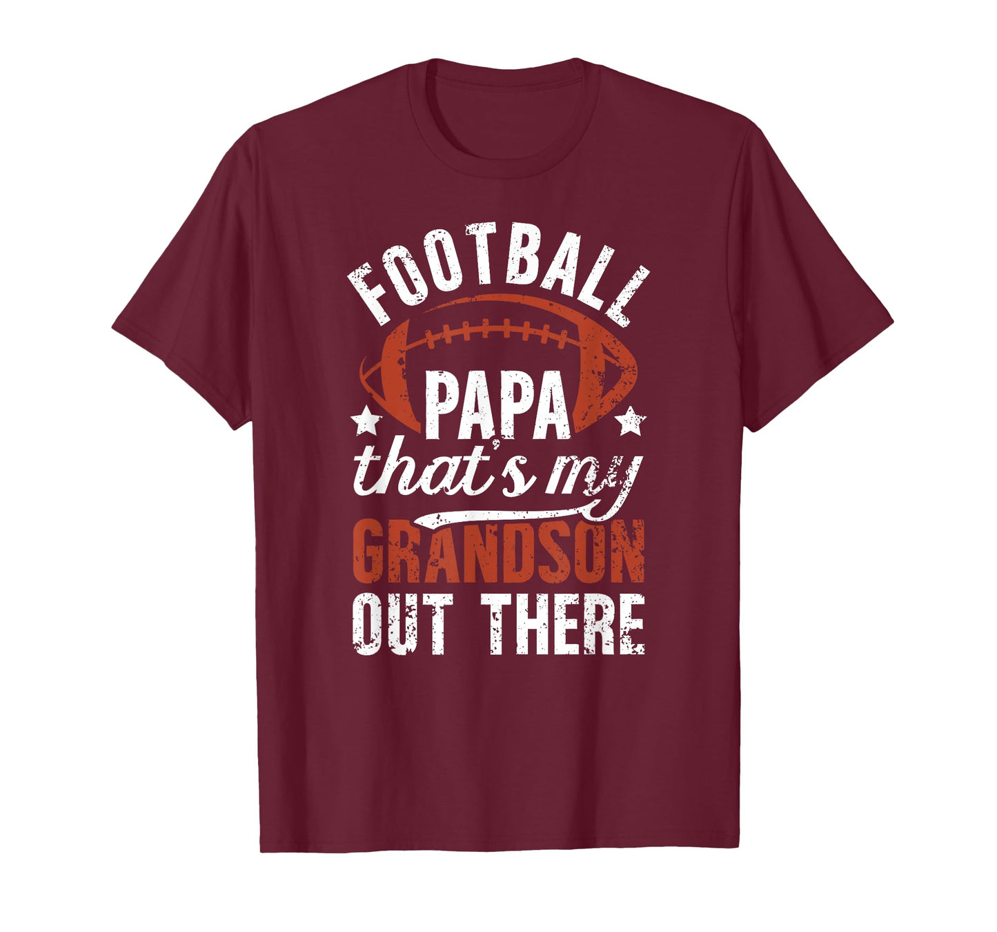 Proud Football Papa Of A Football Player Papa T-Shirt