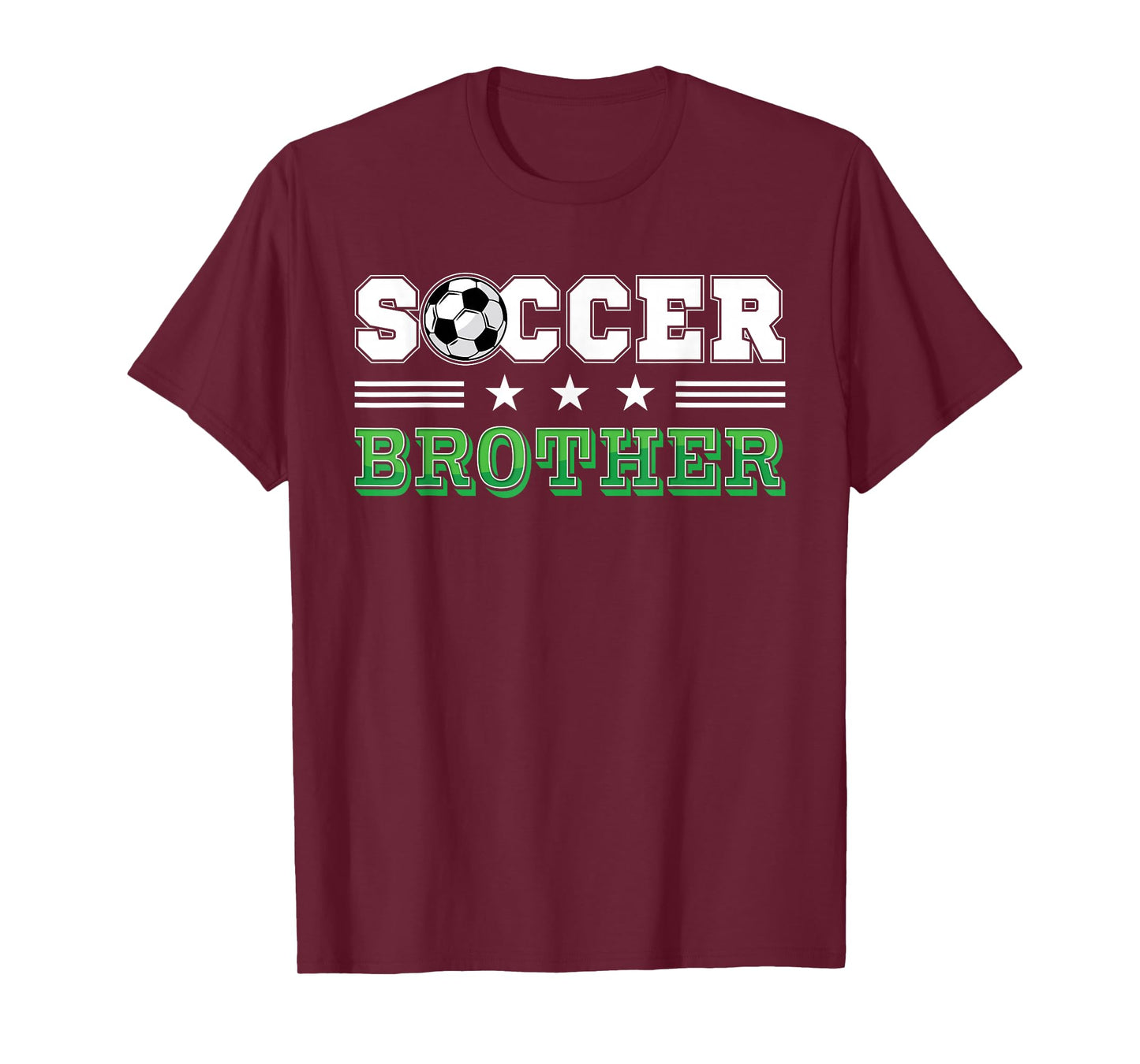 Soccer Brother Family Matching Birthday Team Supporter T-Shirt