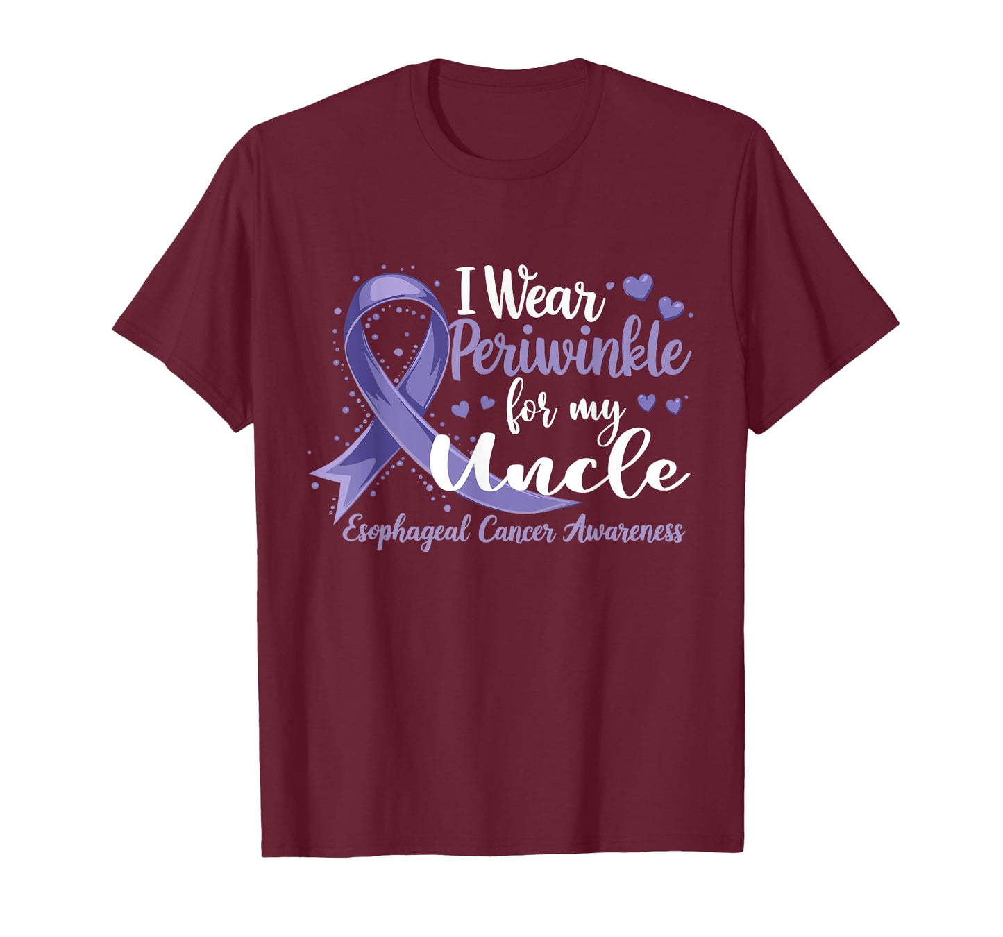 I Wear Periwinkle For My Uncle Esophageal Cancer T-Shirt