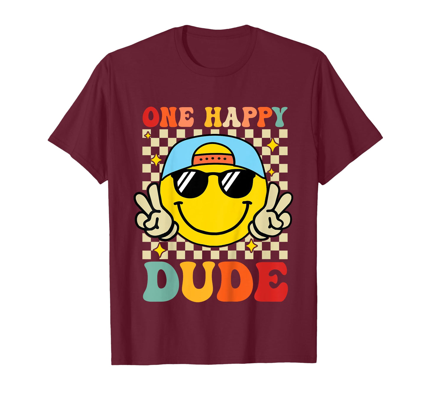 One Happy Dude 1st Birthday Family Matching T-Shirt