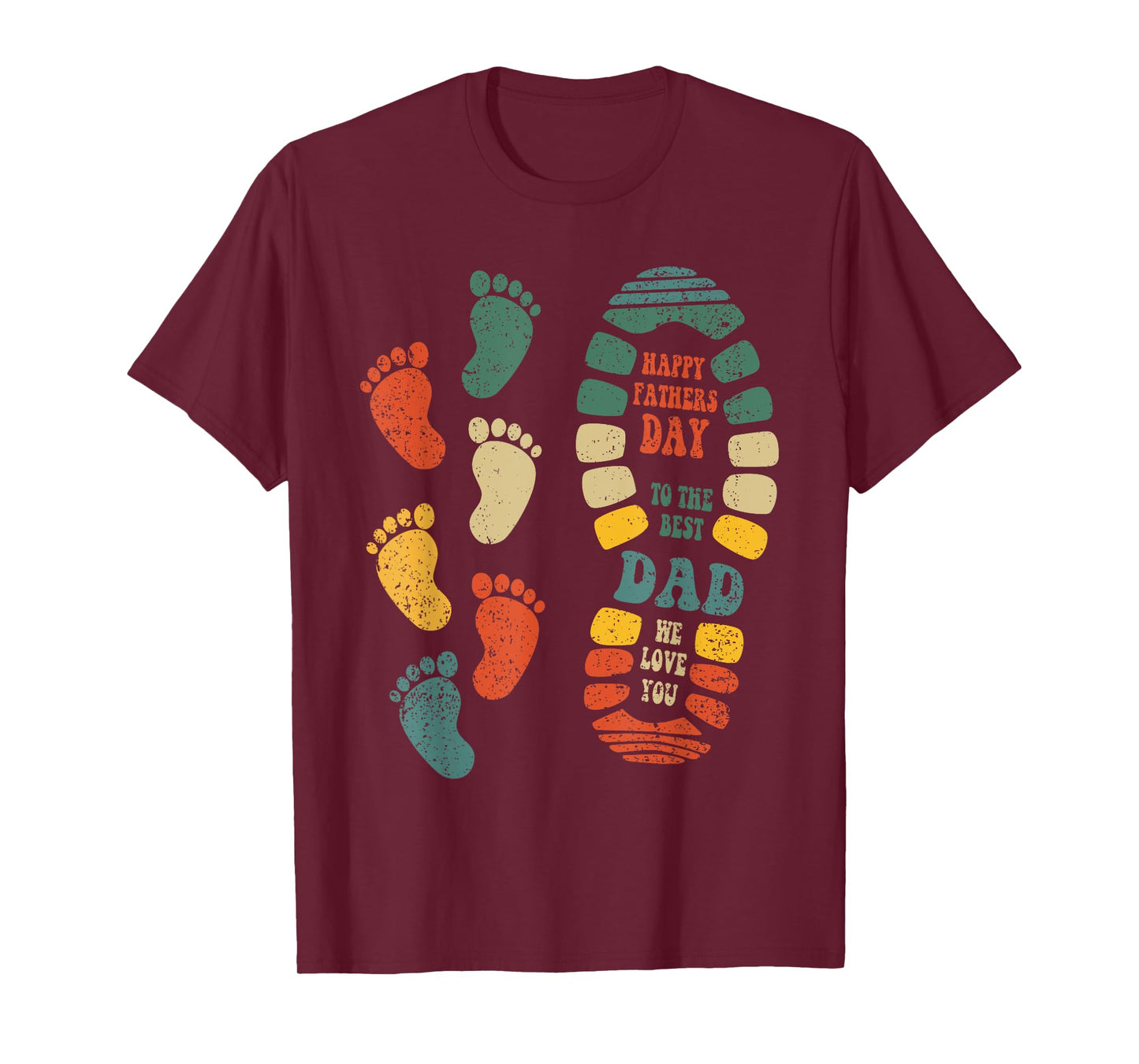 Happy Fathers Day Best Dad Retro Men Women Kids T-Shirt