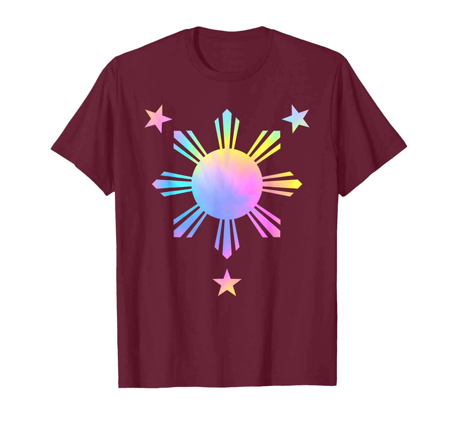 Tie Dye Philippines Flag Cute Filipino Pinoy Filipina Girls T-Shirt