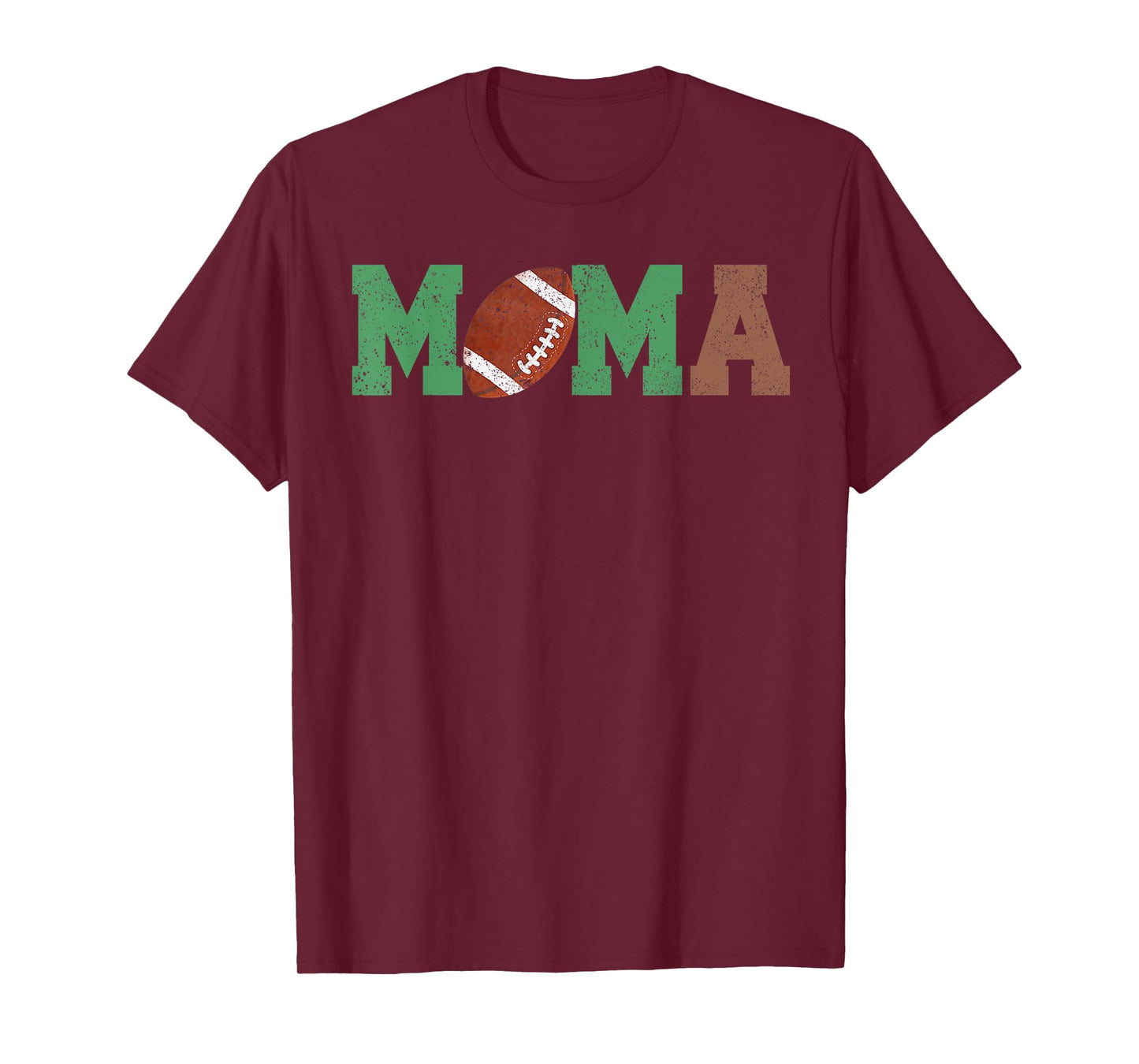 Mama of the 1 Year old Football 1st Year Down Birthday Party T-Shirt