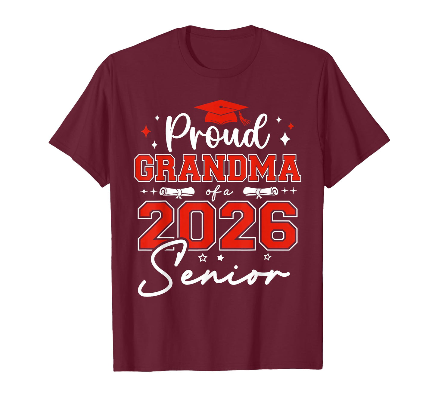 Senior 2026 Proud Grandma of a 2026 Senior Graduate T-Shirt