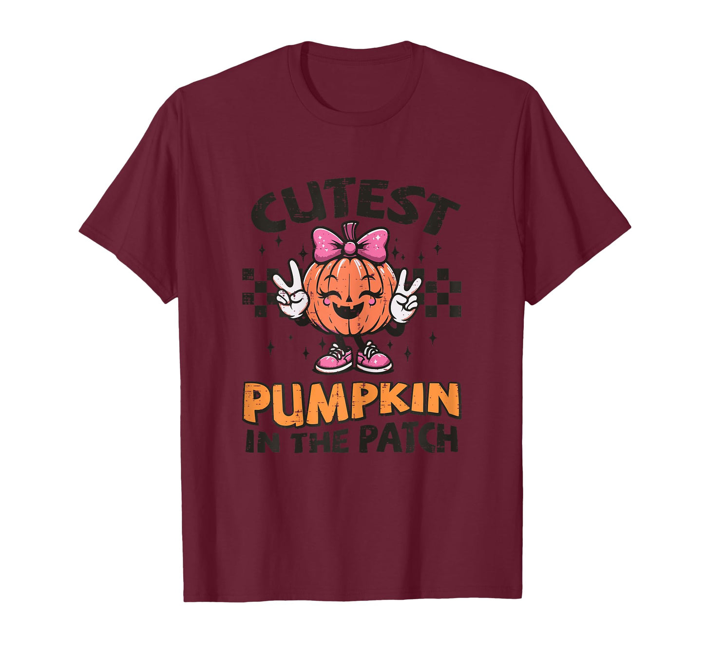Halloween Cutest Pumpkin in Patch Costume Girls Kids Youth T-Shirt