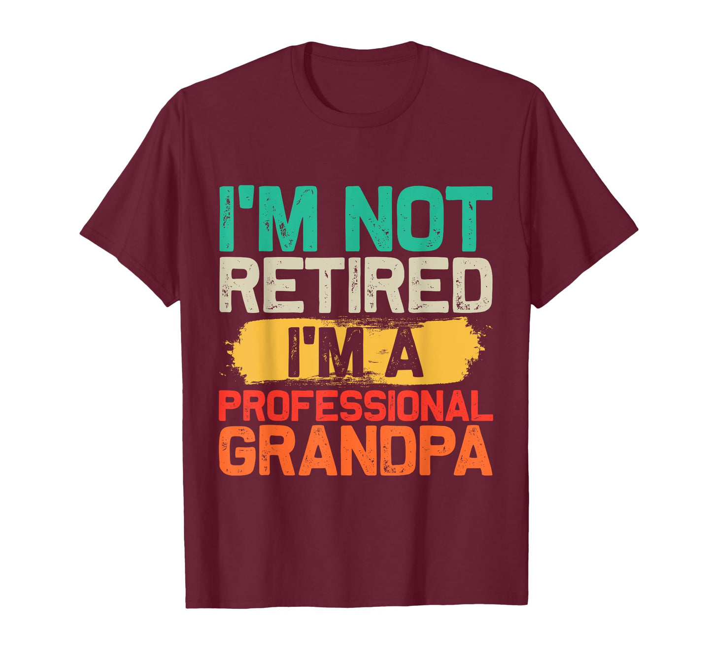 Grandpa Shirt For Men Funny Fathers Day Retired Grandpa T-Shirt