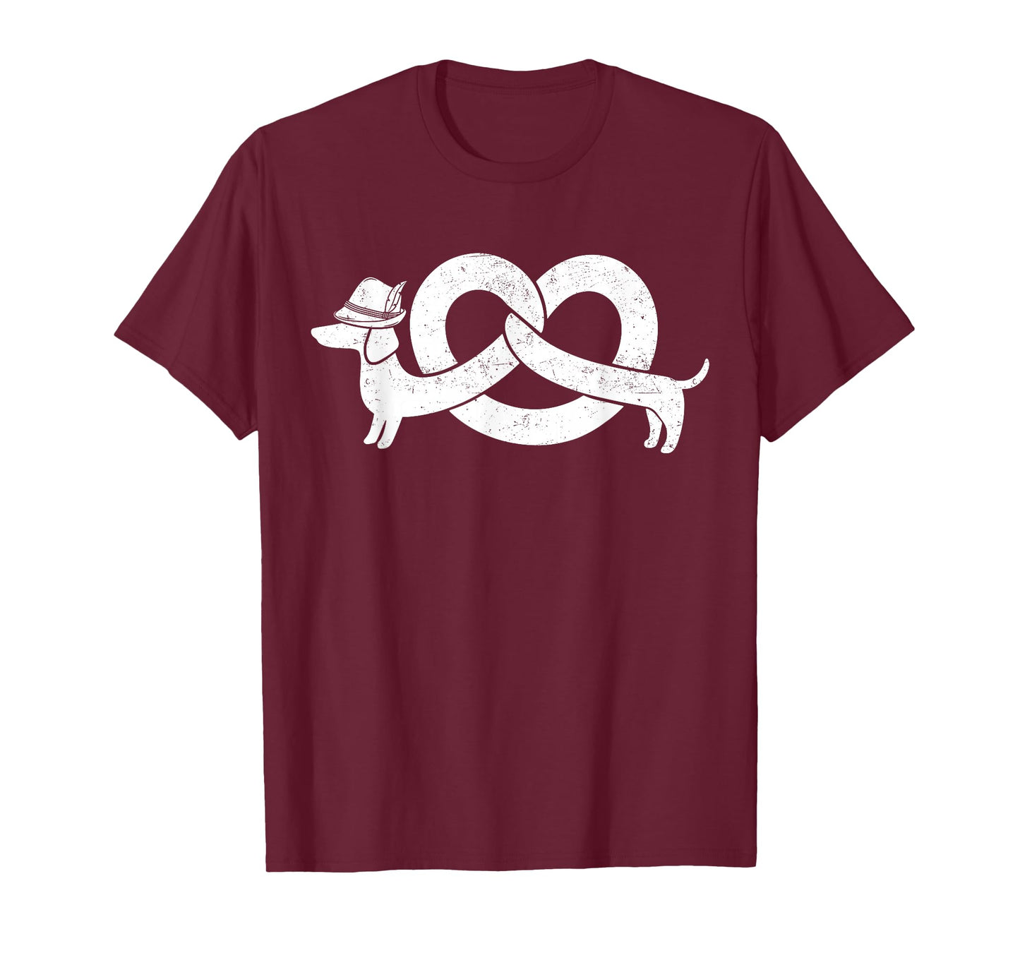 Dachshund Dog In Pretzel Shape Germany Festival Oktoberfest T-Shirt