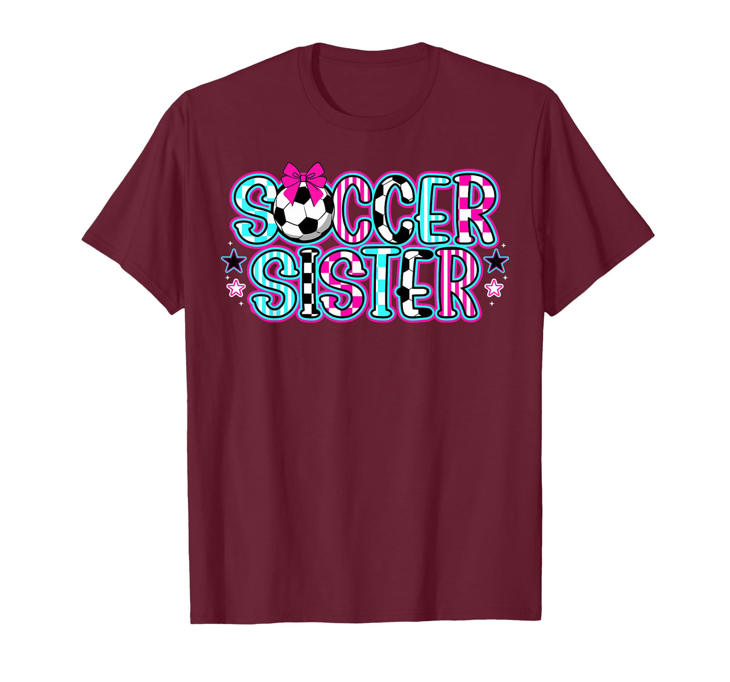 Soccer Sister Of A Soccer Player Soccer Sis T-Shirt