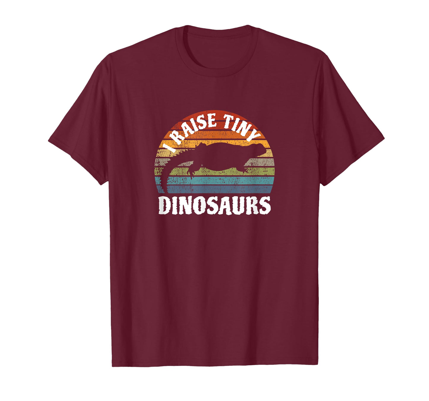 I Raise Tiny Dinosaurs I Uromastyx Agame Colorful Retro T-Shirt