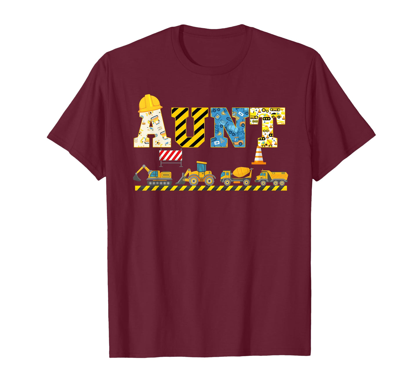 Aunt Of The Birthday Construction Theme Boy Bday Party T-Shirt