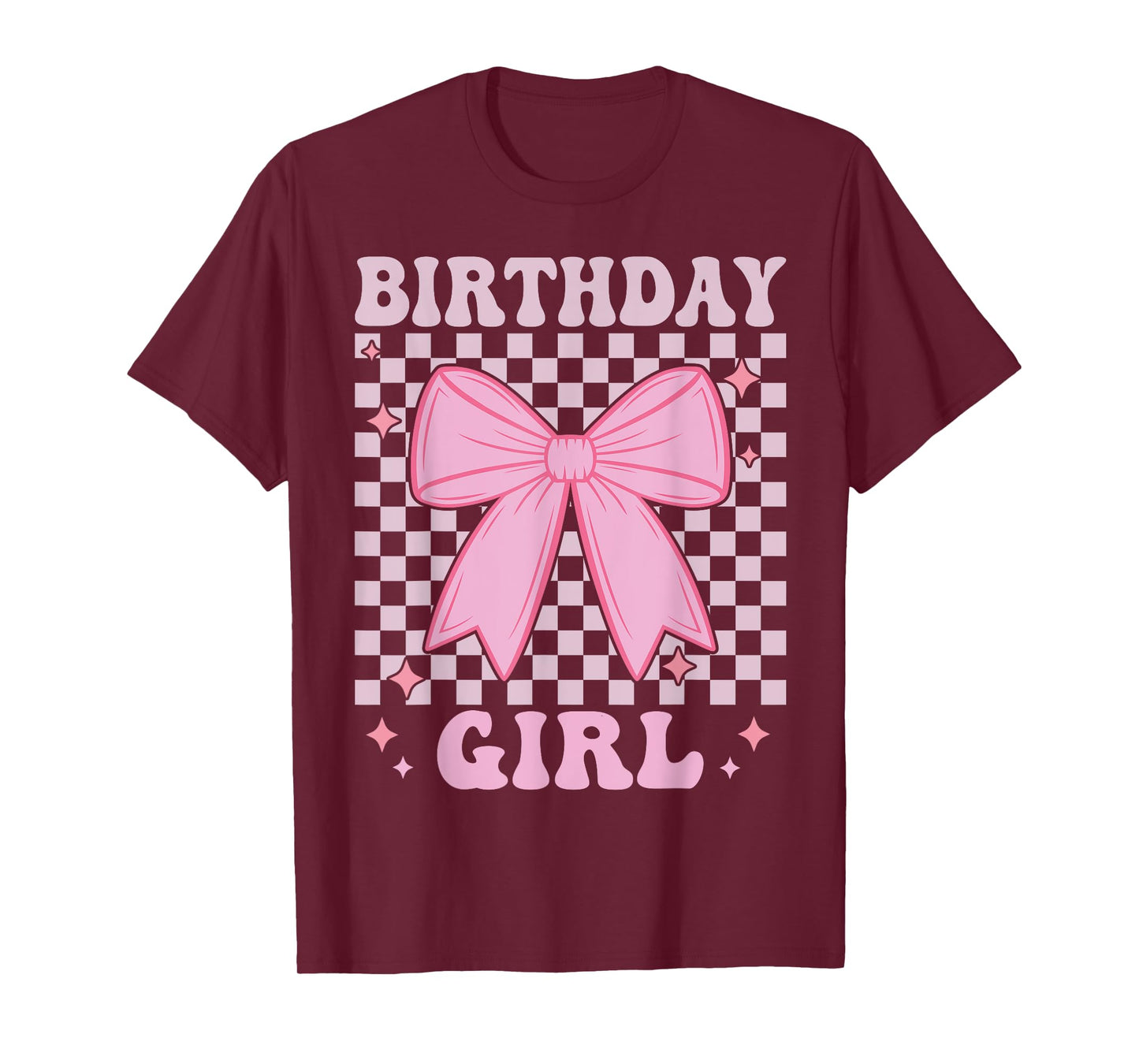 Birthday Girl Coquette Funny Birthday Girl Pink Coquette Bow T-Shirt