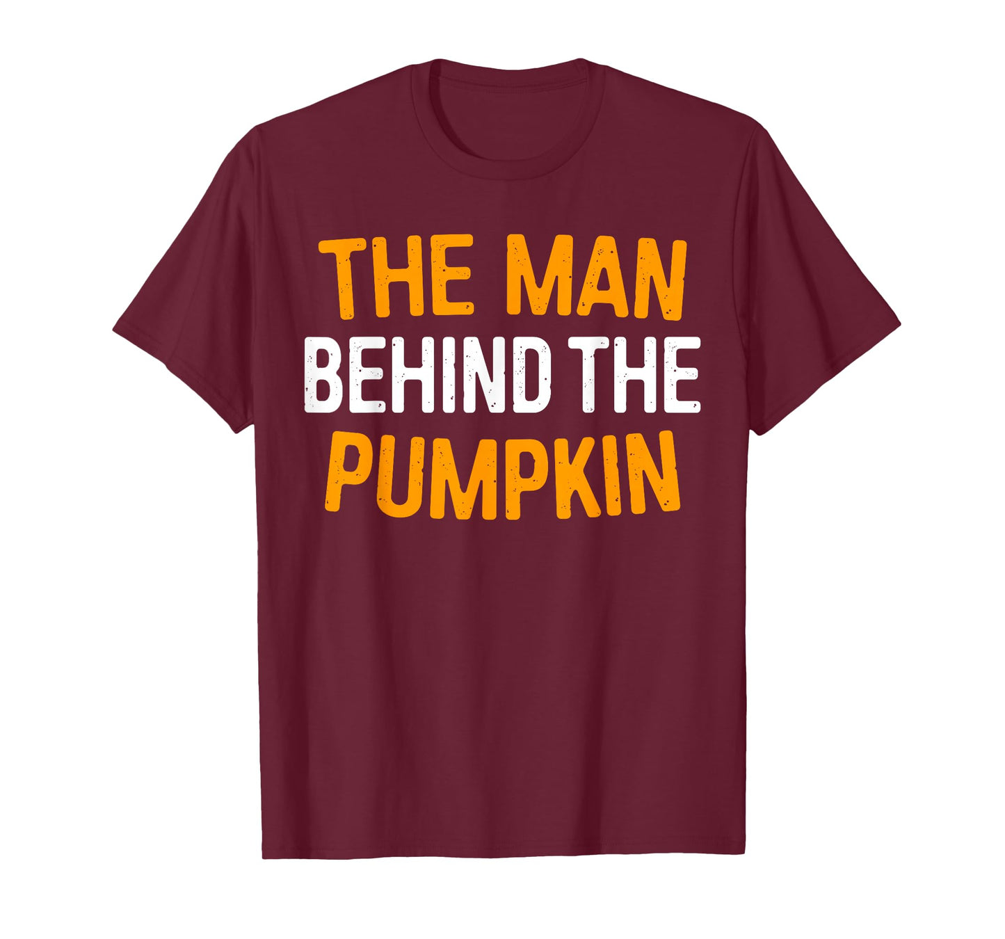 The Man Behind The Pumpkin Shirt Men Halloween T-Shirt