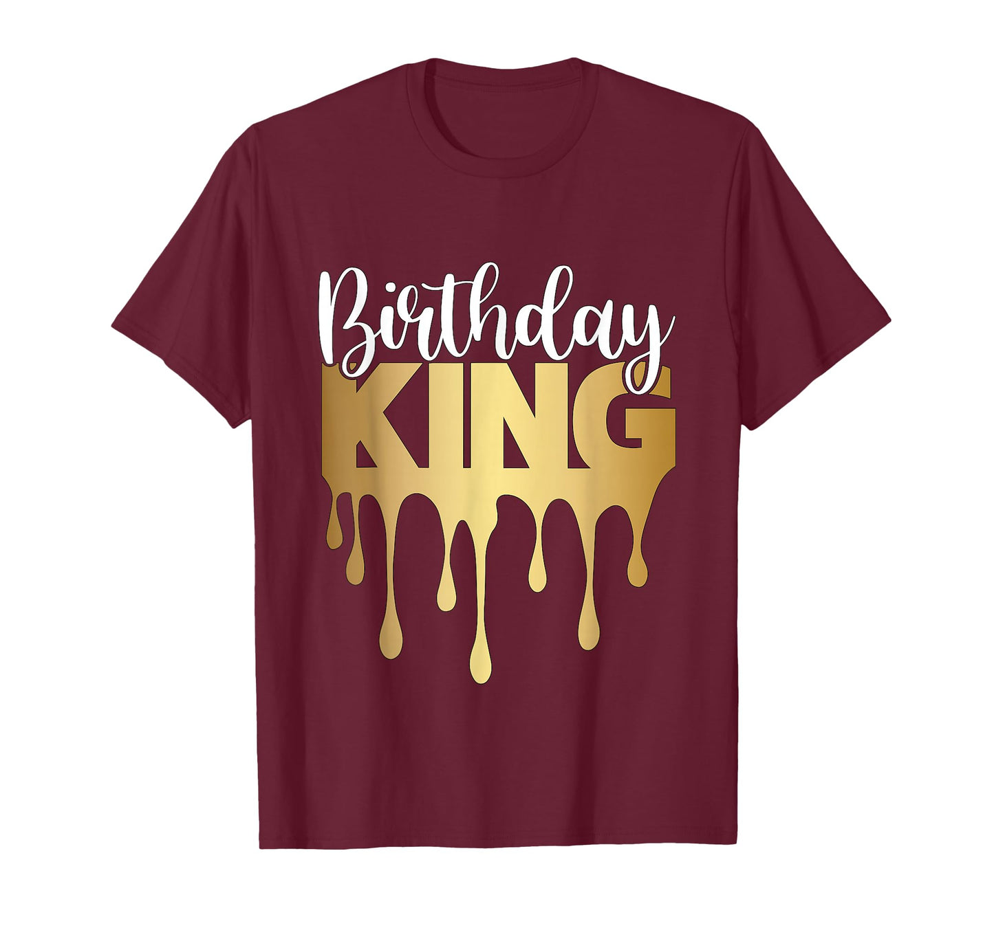 Outstading Gifts for Melanin Birthday King T-Shirt - Men's Unisex Black Small Classic Fit Short Sleeve Cotton, Polyester T-Shirt