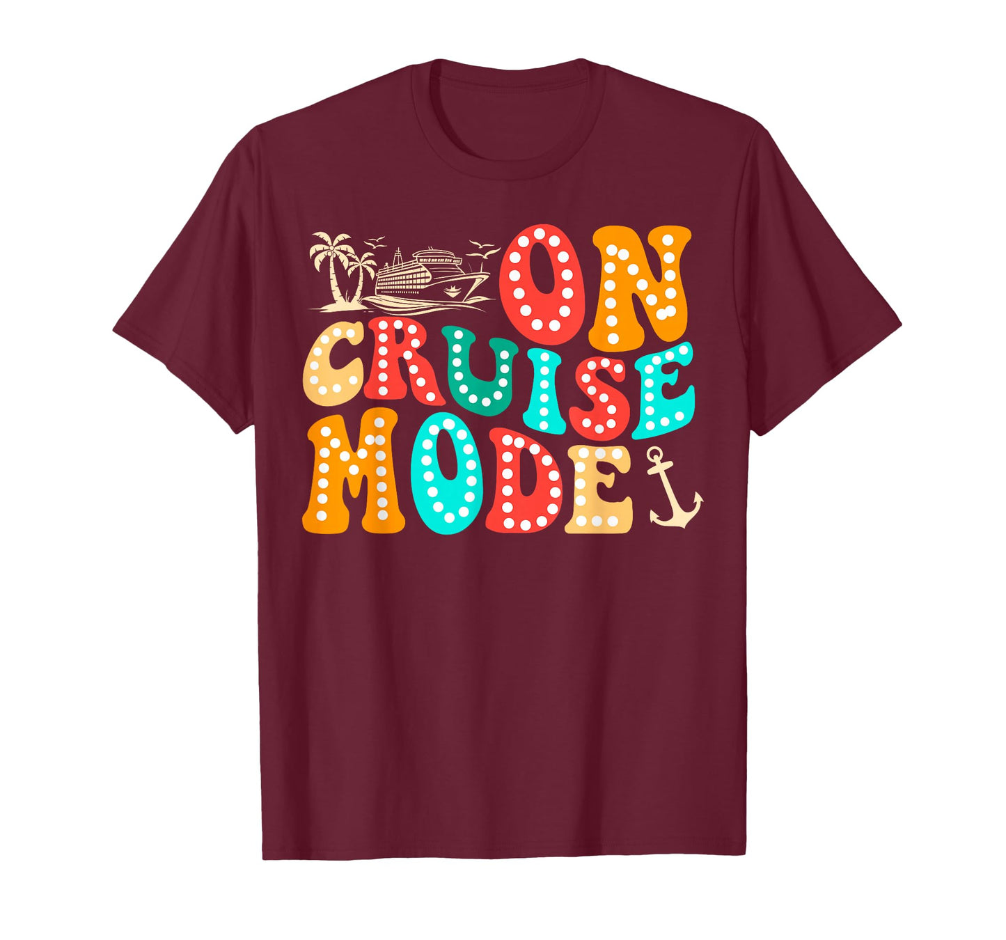 On Cruise Mode 2025 Ship Vacation Trip Family Matching T-Shirt