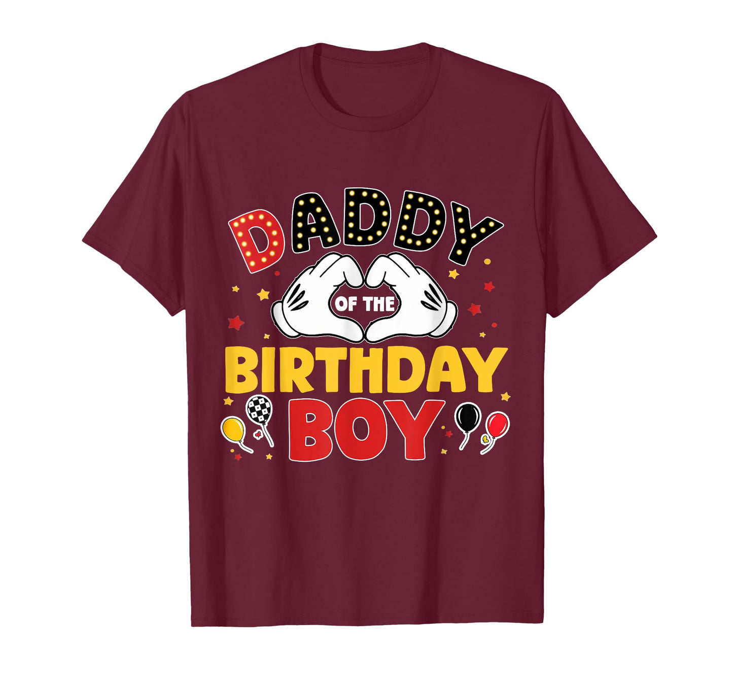 Funny Daddy Of The Birthday Boy Family Matching Party T-Shirt
