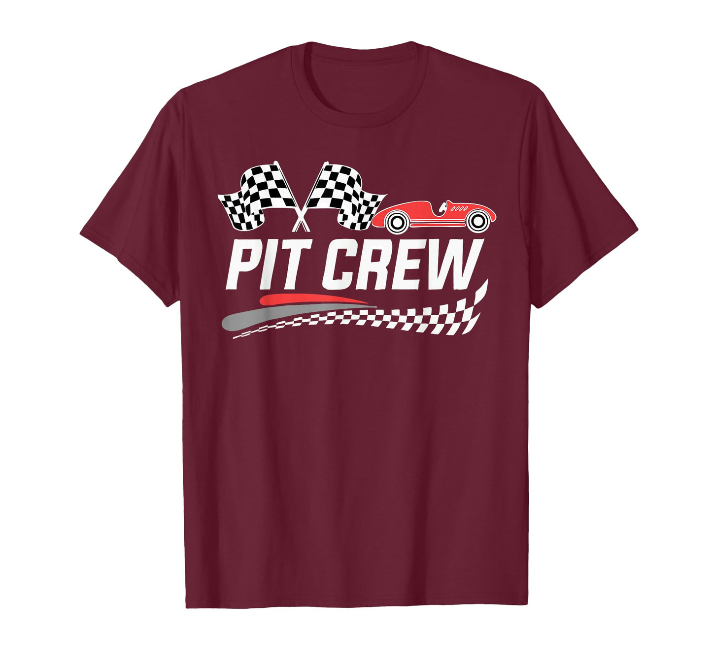 Pit Crew Race Car Birthday Family Racing Adult Kids T-Shirt
