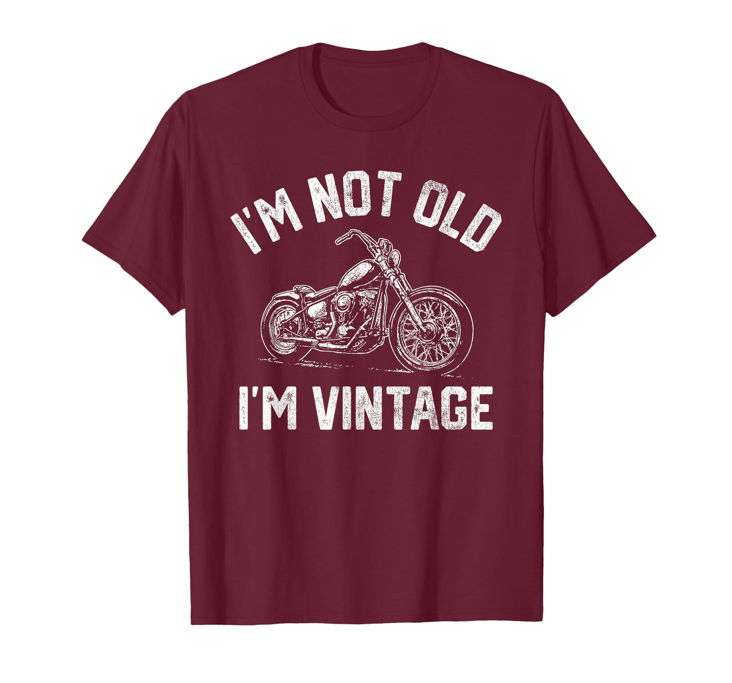 Cool Motorcycle I'm Not Old I'm Classic Mens Graphic Biker T-Shirt