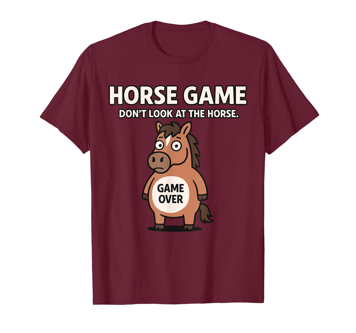 Funny Horse Game T-Shirt
