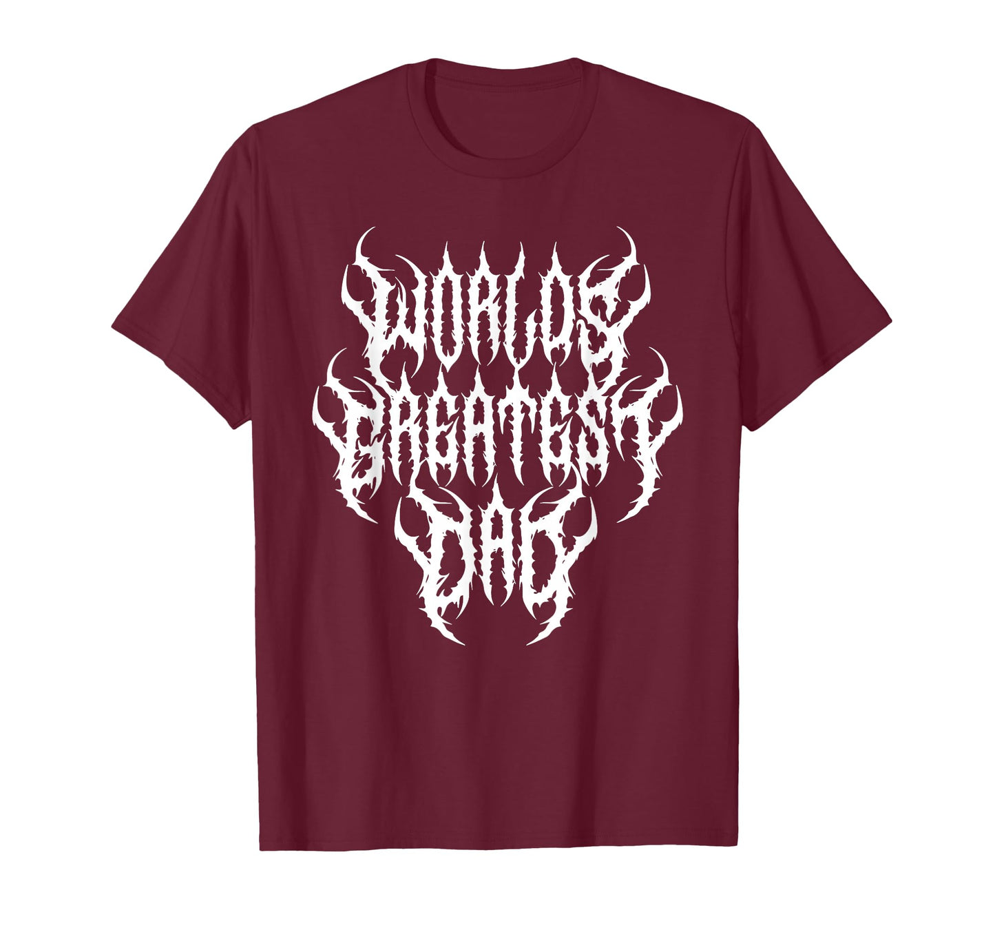World's Greatest Dad Heavy Metal Deathcore Funny T-Shirt