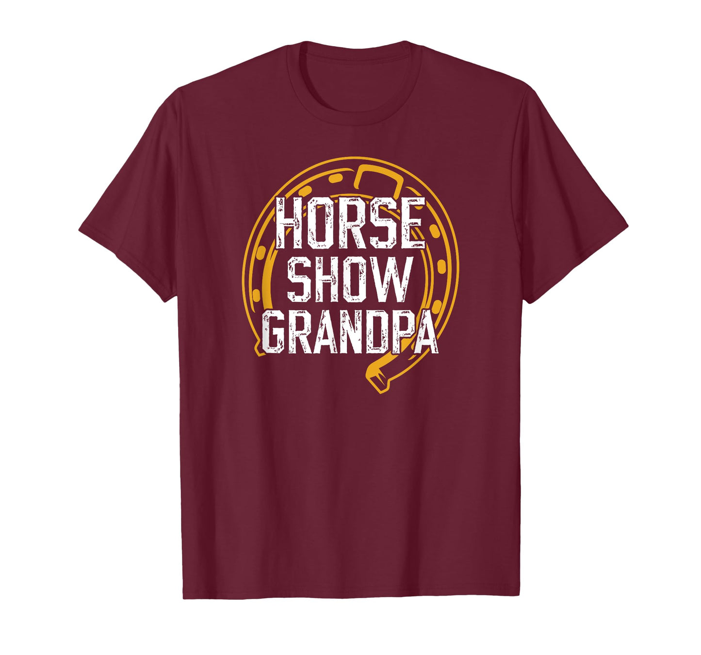 Horse Show Grandpa Equestrian Grandpa Horse Show Grandfather T-Shirt
