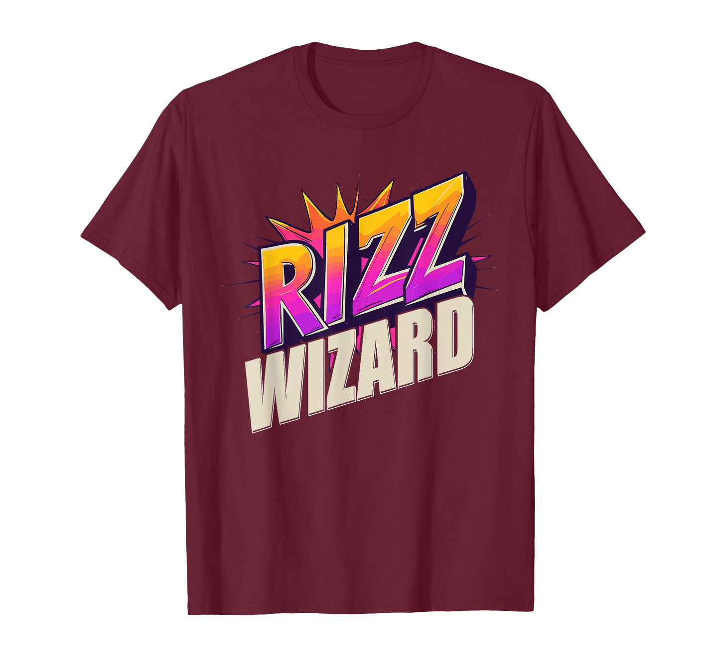 Rizz Wizard Funny Viral Slang Meme Slang 90s Boys Girls Kids T-Shirt