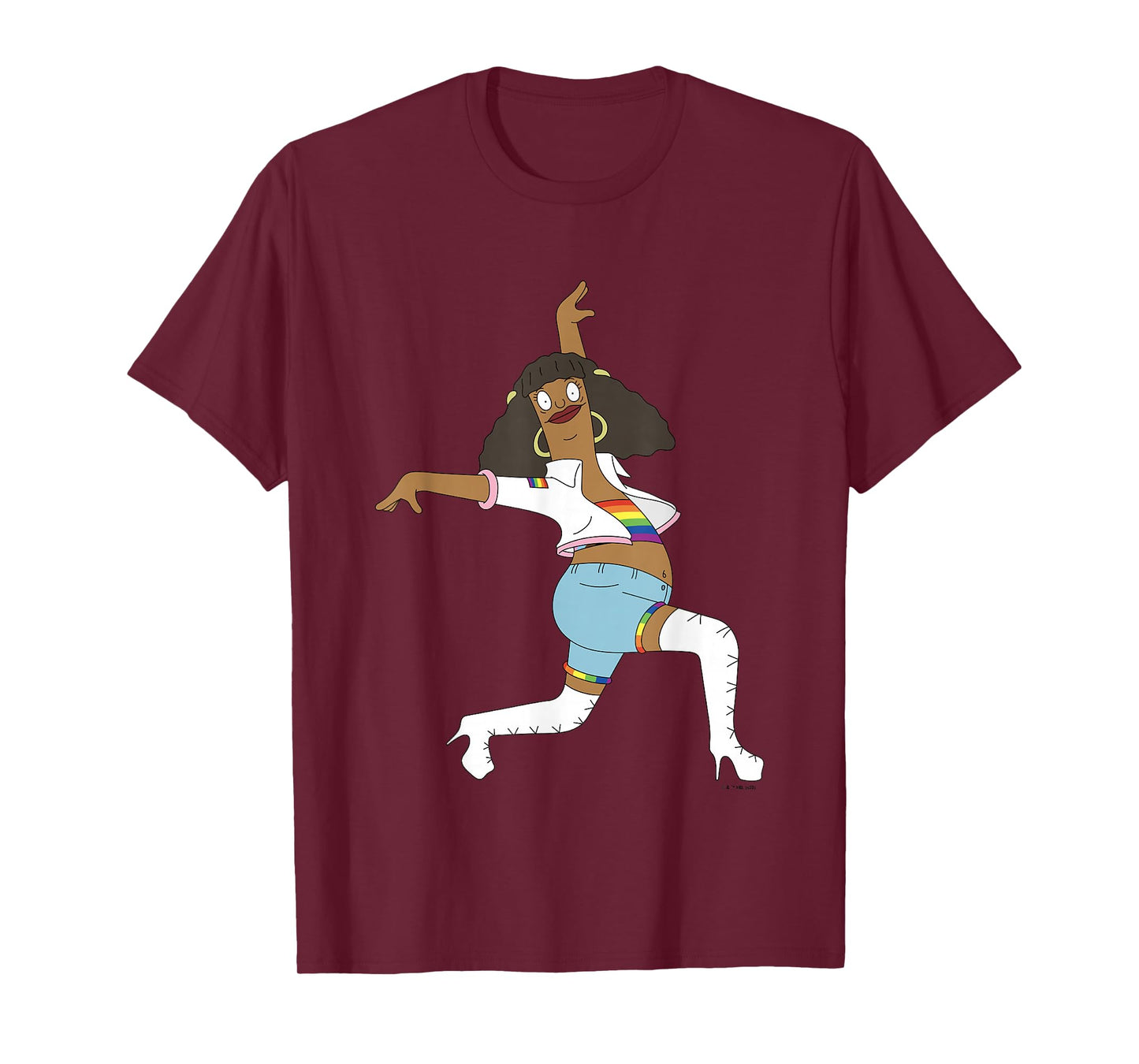 Bob's Burgers Iconic Marshmallow Dancing Chest Poster T-Shirt