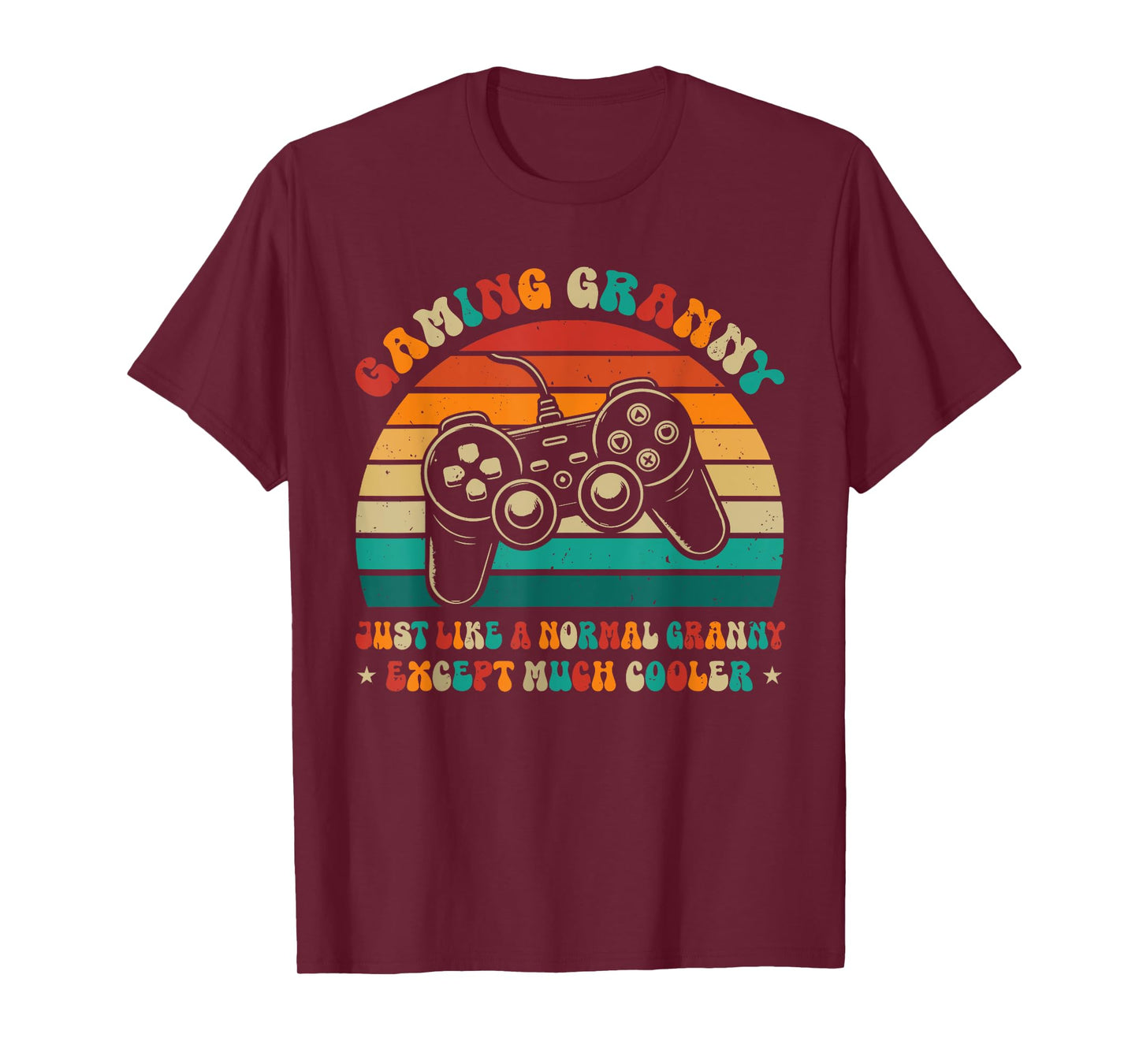 Vintage Gaming Granny Definition Much Cooler Mother's Day T-Shirt