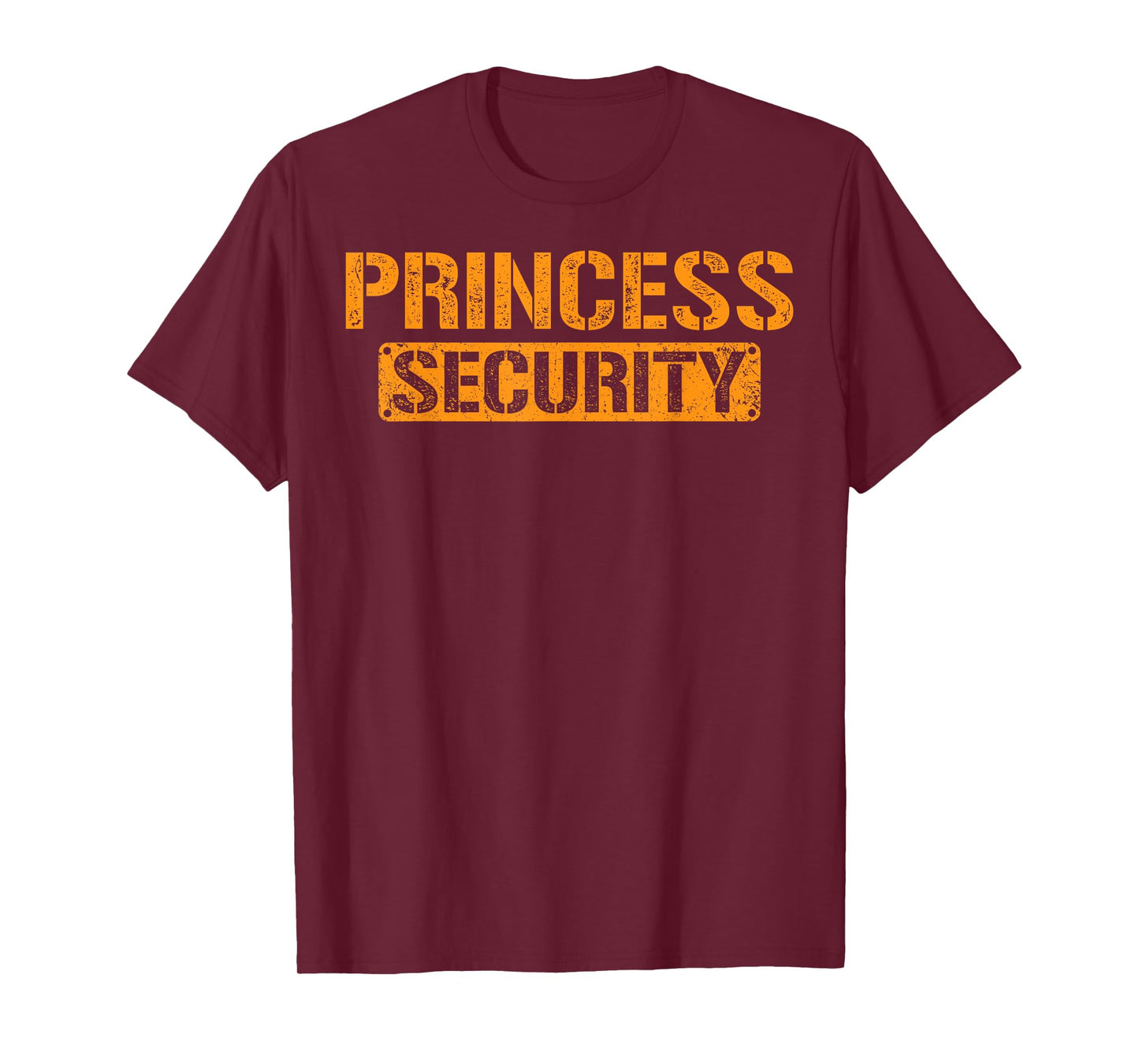 Halloween Dad Mom Daughter Adult Costume Princess Security T-Shirt