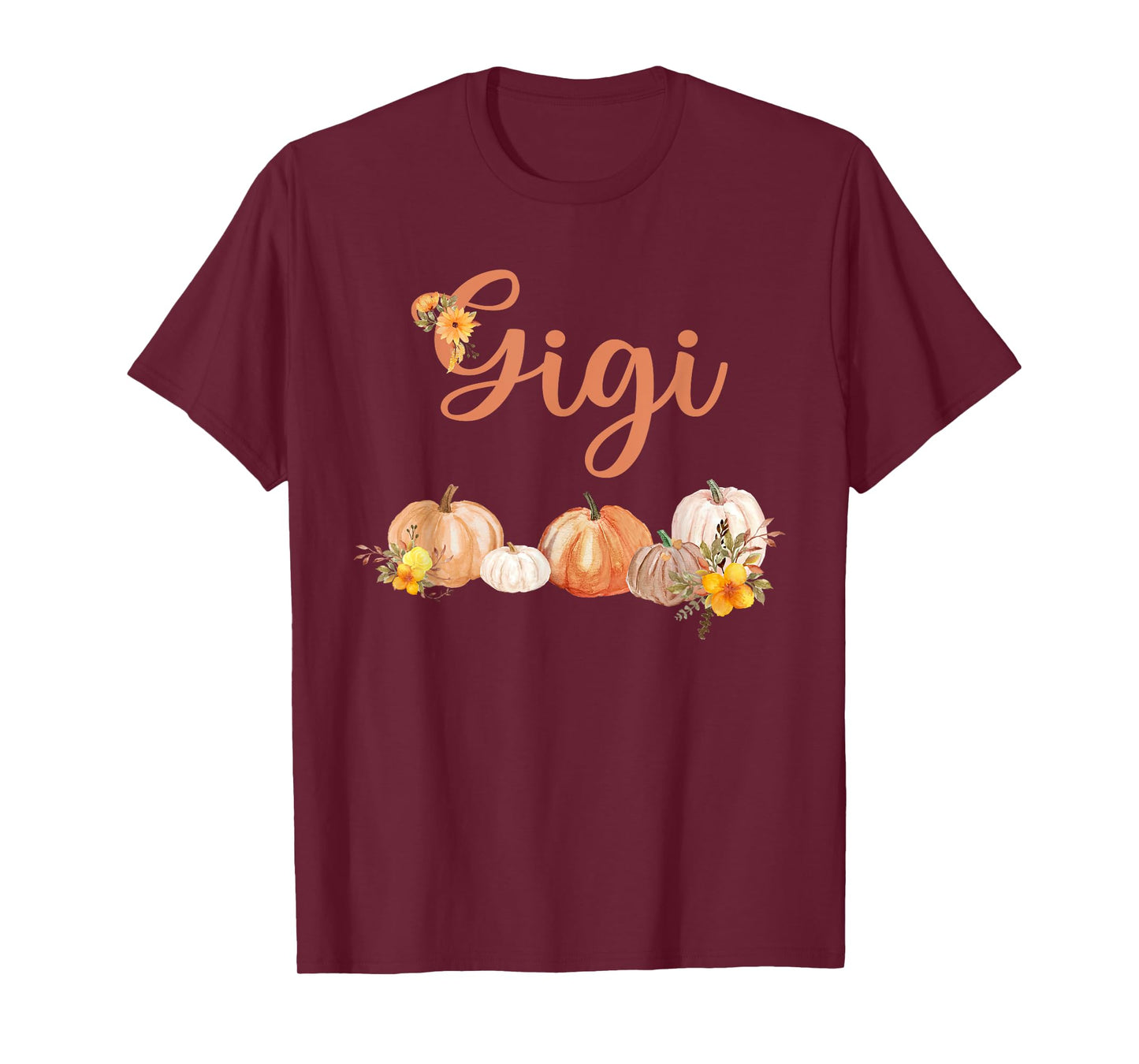 Gigi of Little Pumpkin First Birthday Autumn Pumpkin T-Shirt