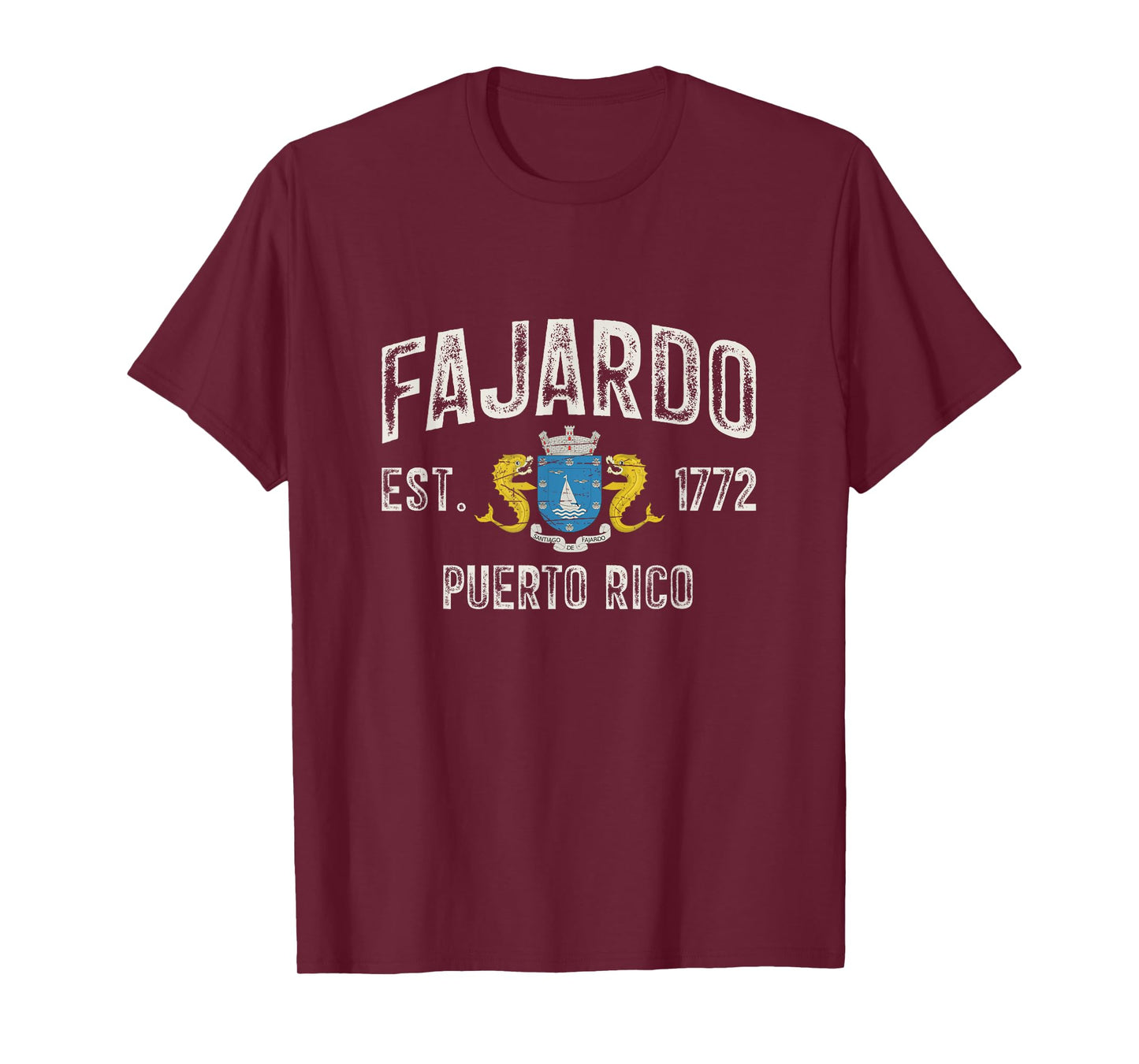 Fajardo City In Puerto Rico Est 1772, Fajardo Armorial T-Shirt