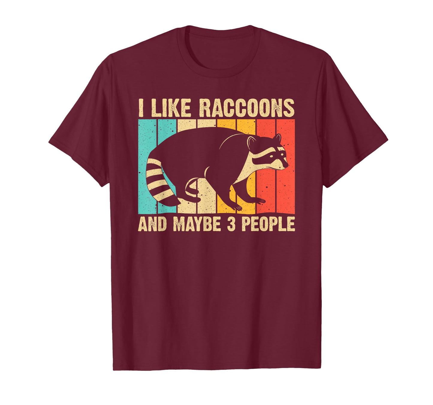 Funny Raccoon Design For Men Women Raccoon Lover Introvert T-Shirt
