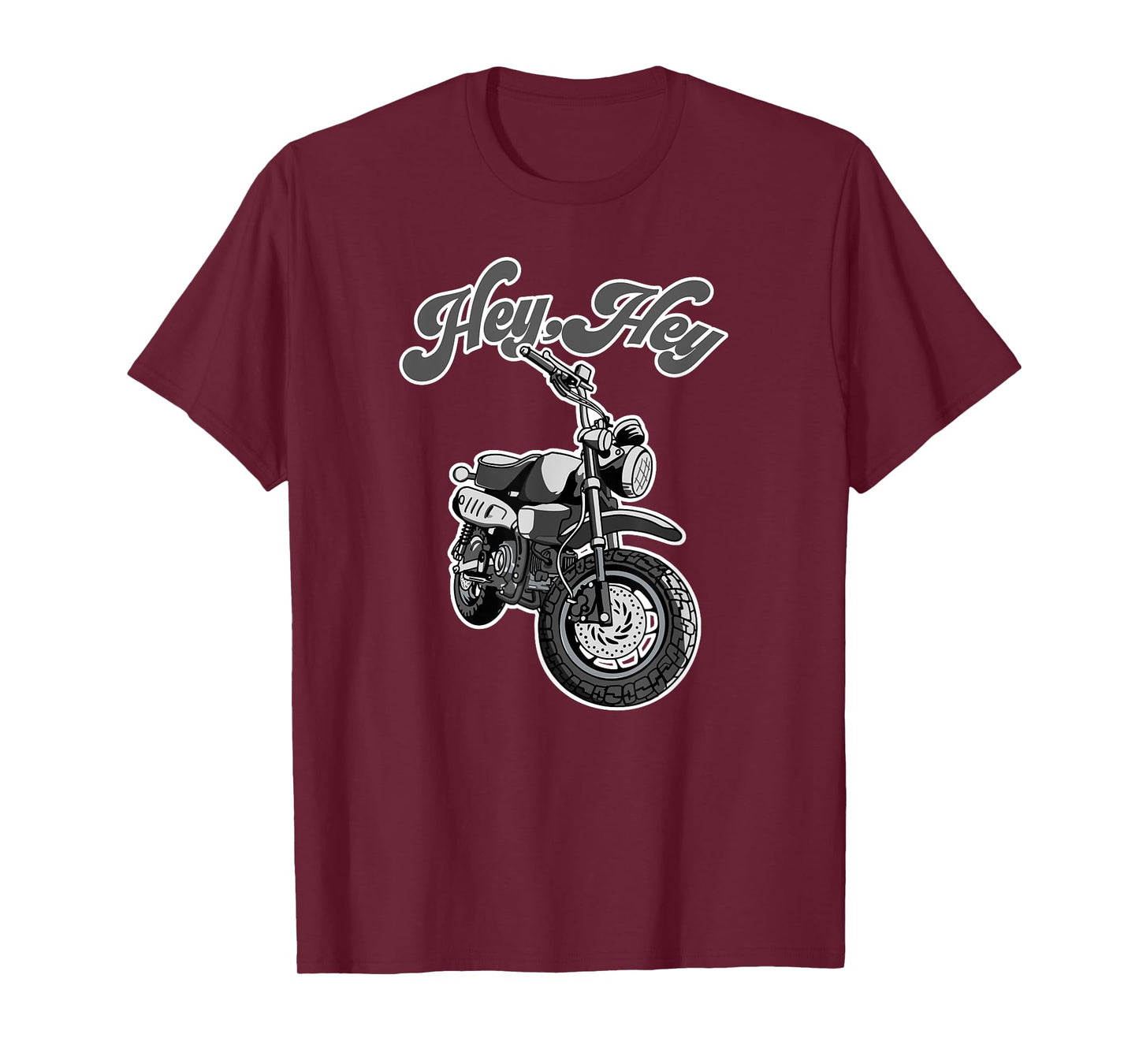 Hey, Hey Motorcycle: mini bike moto Monkey funny T-Shirt