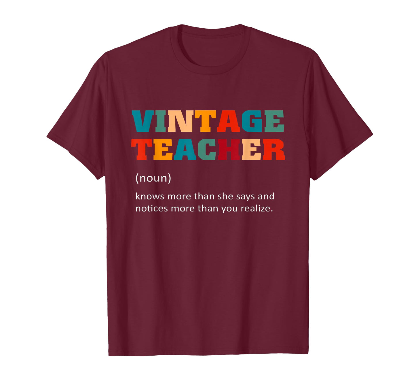 Vintage Teacher Definition Teaching T-Shirt