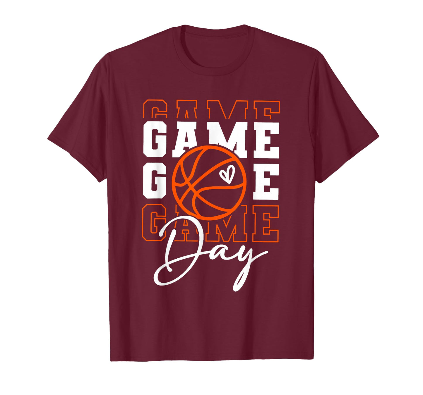 Game Day Basketball Shirt Wineb For Boy Girl Basketball Mom T-Shirt