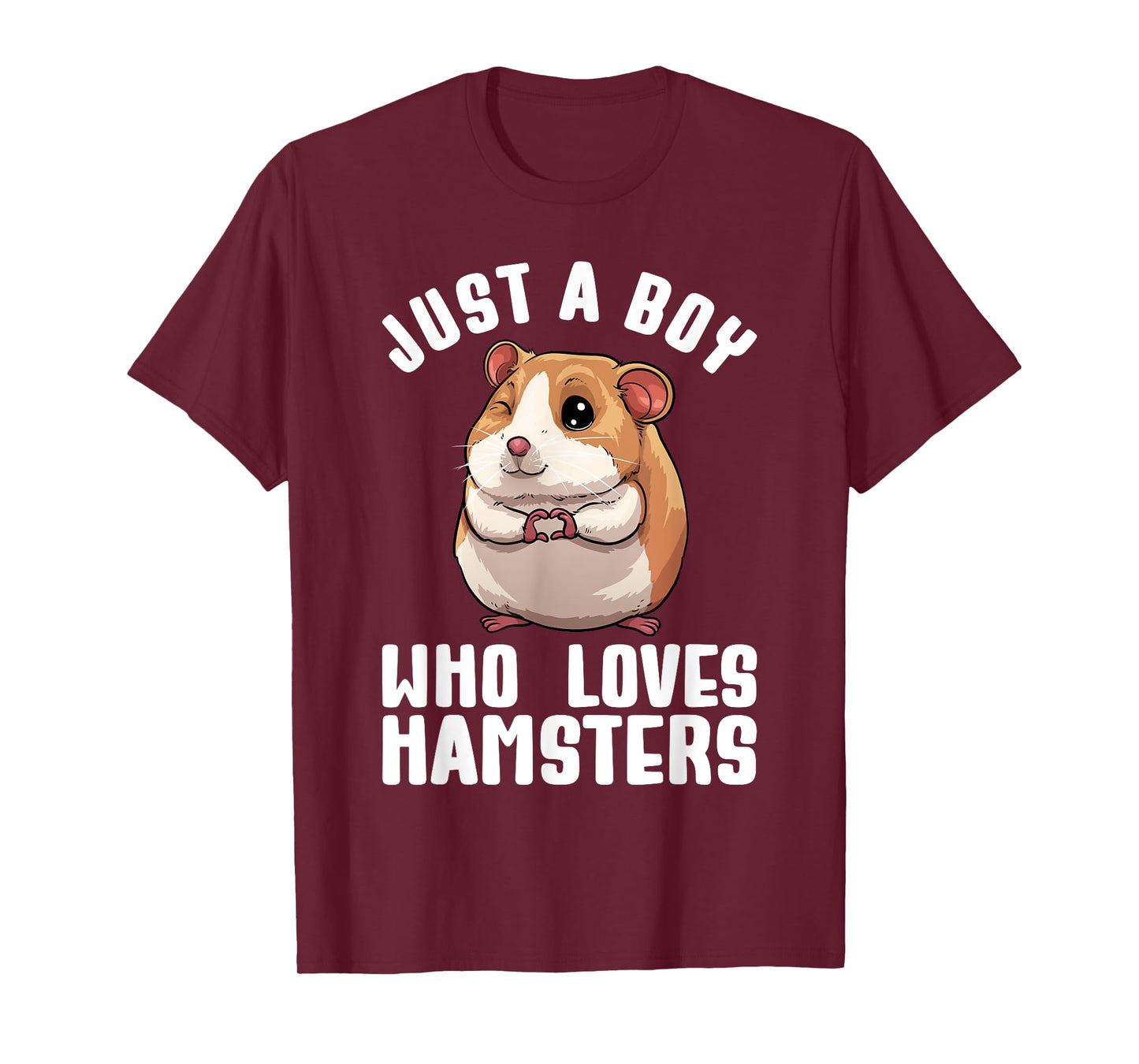 Cute Hamster Art For Boys Men Kids Rodent Hamster Lover T-Shirt