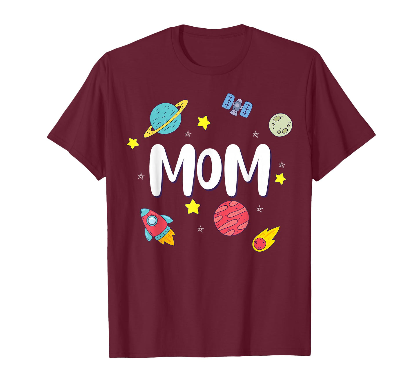 Mom Outer Space Galaxy Birthday T-Shirt