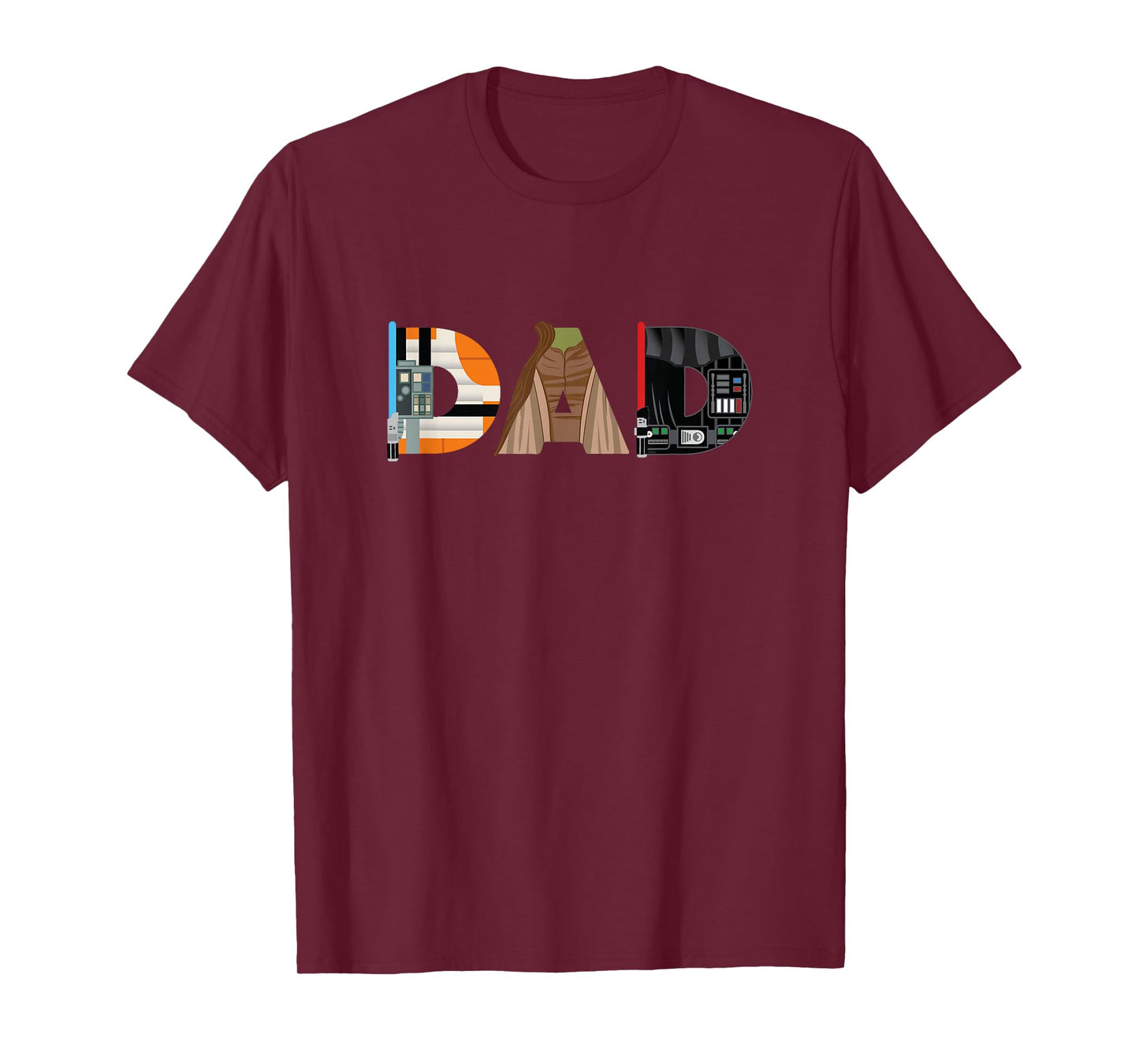 Star Wars Luke Yoda Darth Vader Dad Father’s Day Birthday T-Shirt