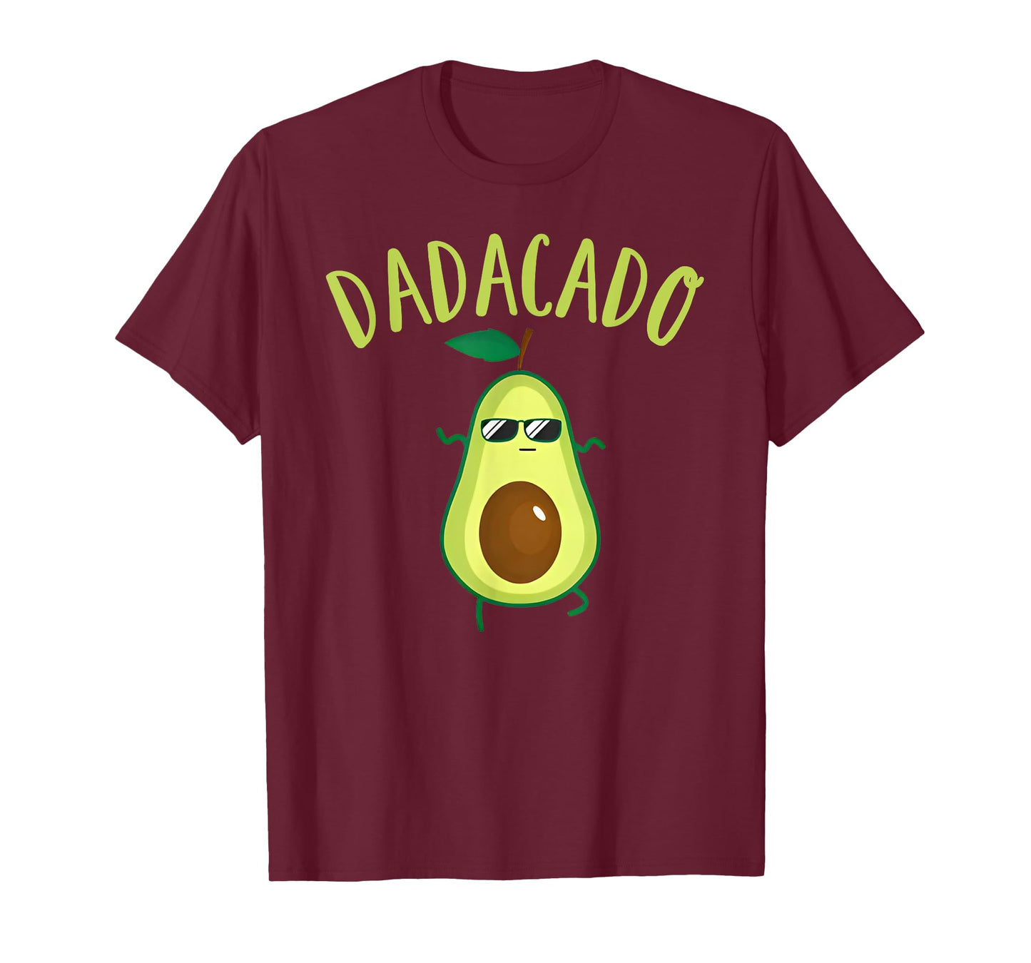 Dadacado Cute Daddy Avocado Pregnant Dad Father Day Gifts T-Shirt