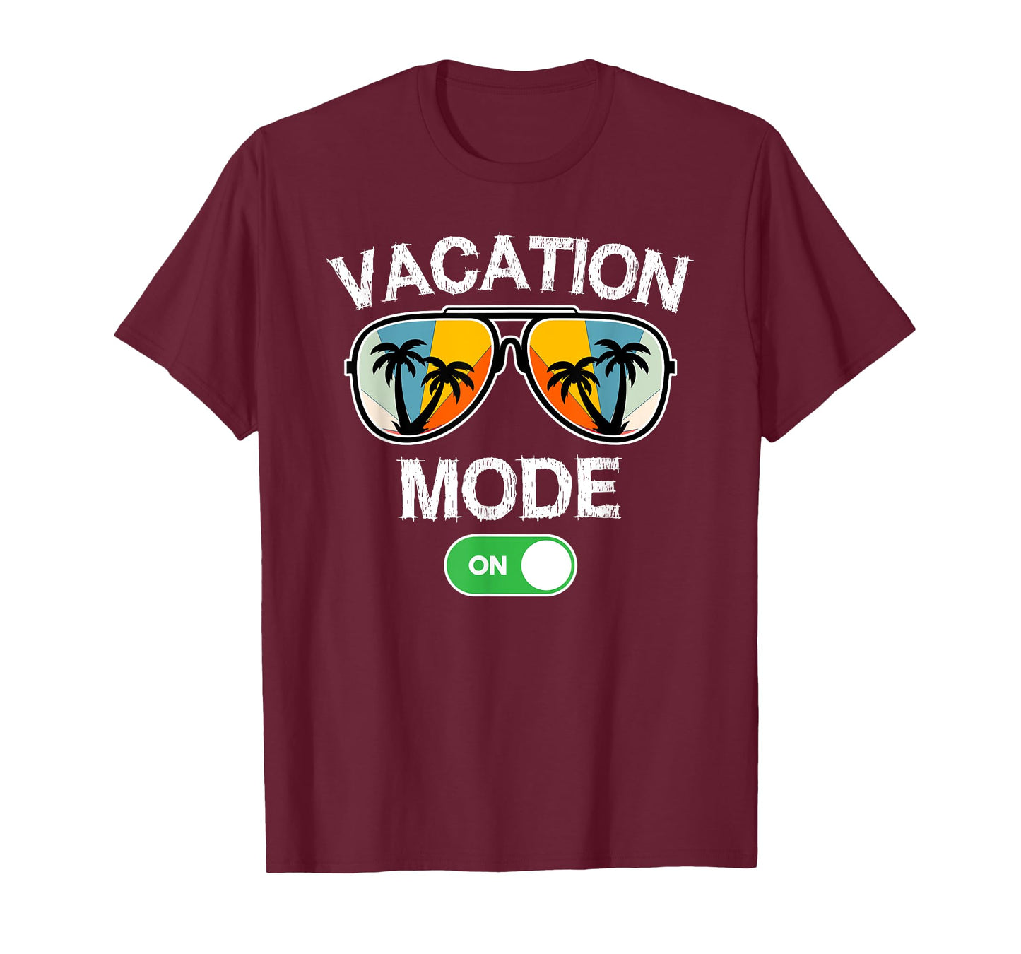 Vacation Mode On Sunglasses Retro Funny Family Matching T-Shirt