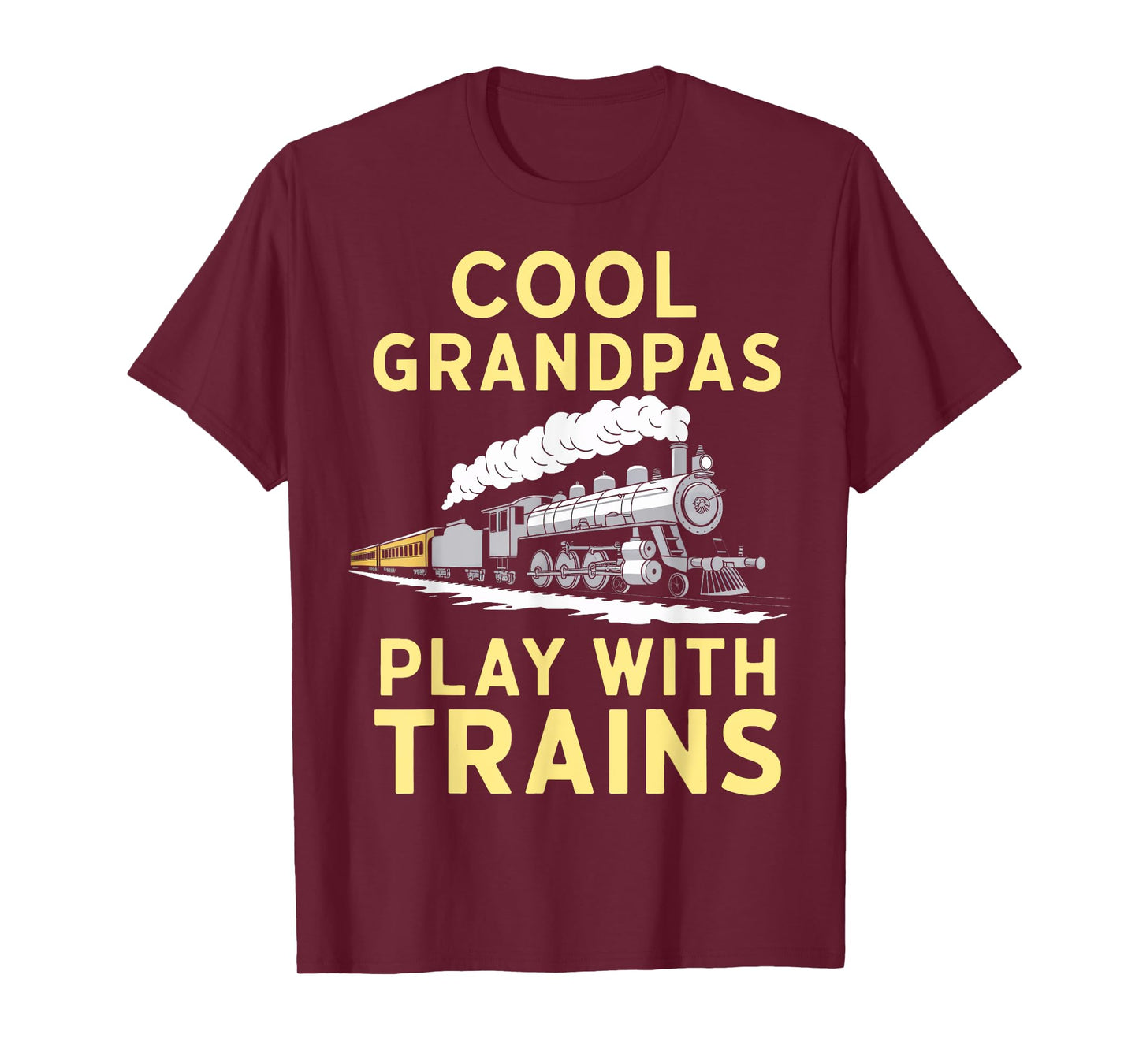 Grandpas Who Love Trains Are Cool T-Shirt
