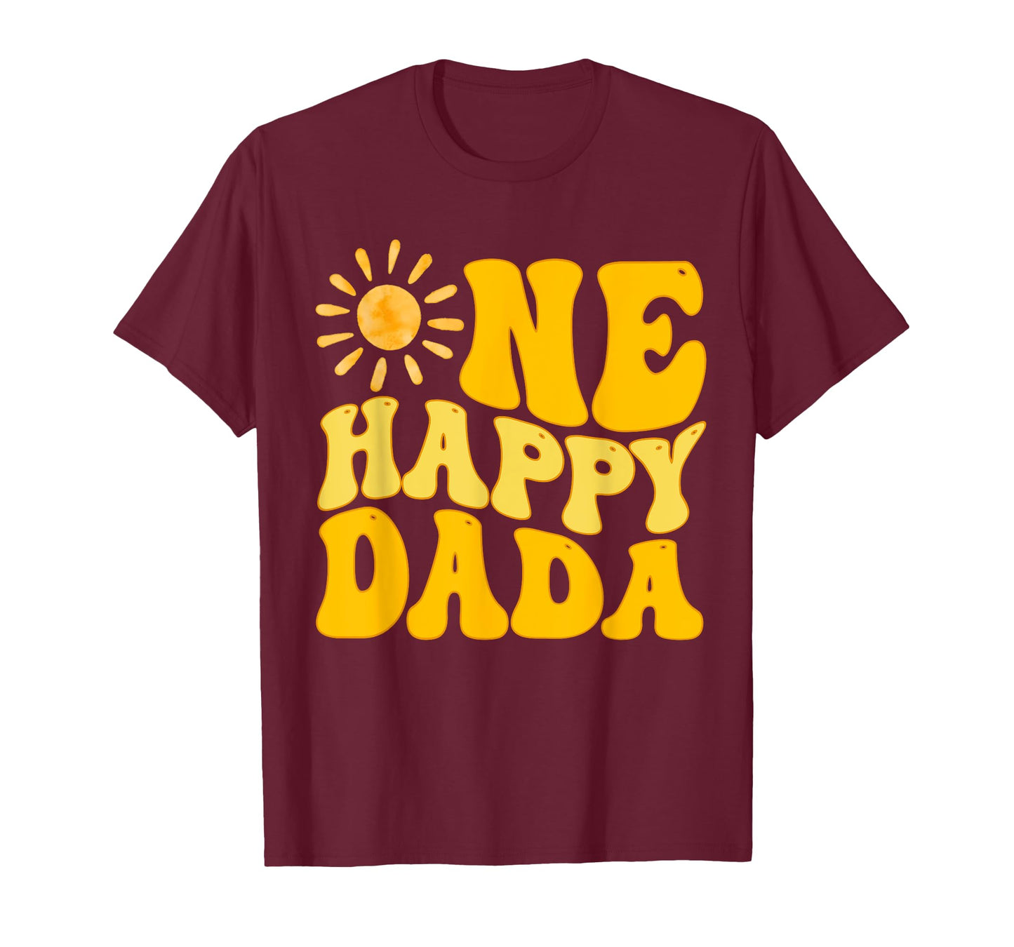 One Happy Dada of The Birthday First Trip Around The Sun T-Shirt