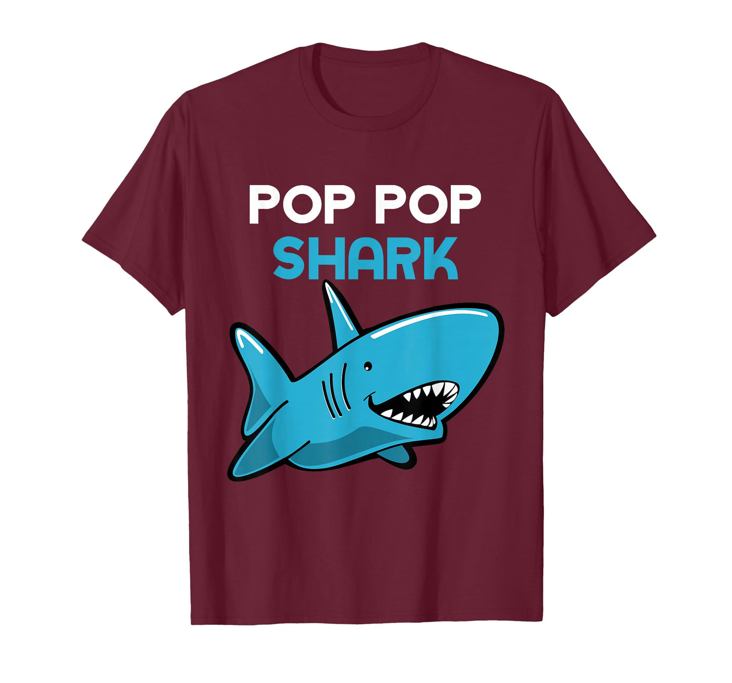 Pop-Pop Shark Funny Family Grandpa PopPop T-Shirt