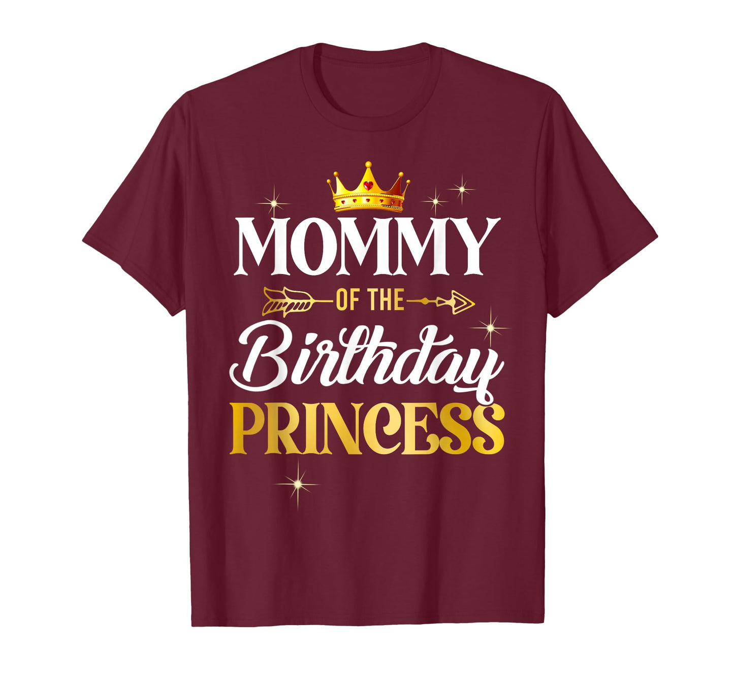 Mommy Of The Birthday Princess Girl Party Matching Family T-Shirt