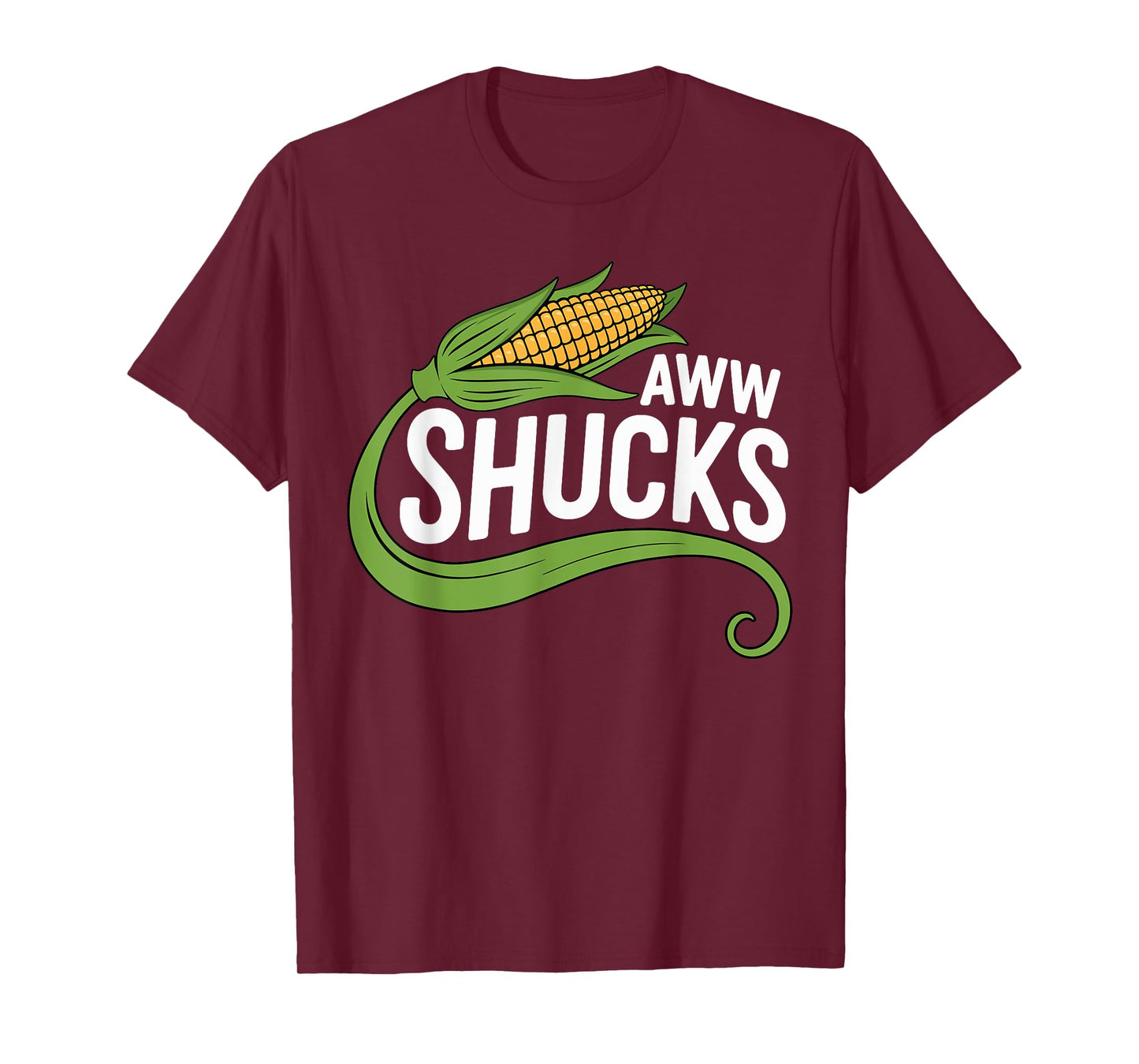 Aww Shucks Funny Corn Pun Corn On The Cob T-Shirt
