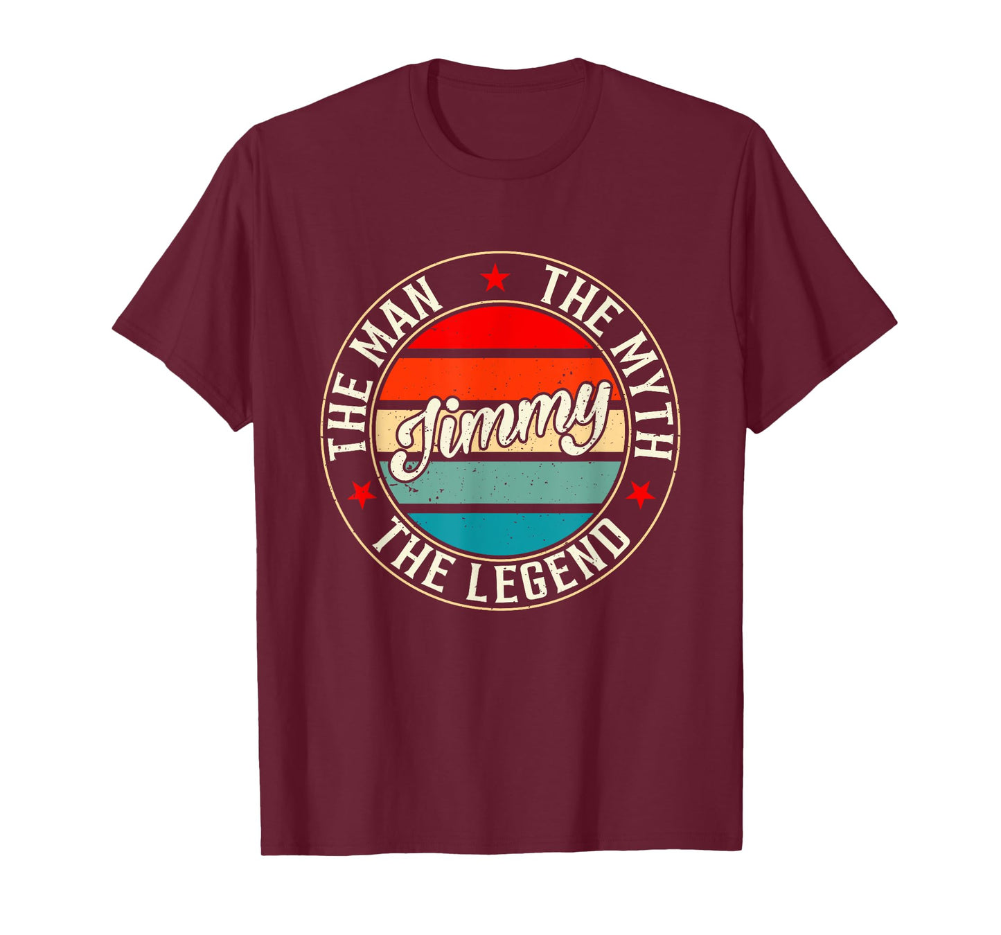 Jimmy The Man The Myth The Legend Shirt Funny Personalized T-Shirt
