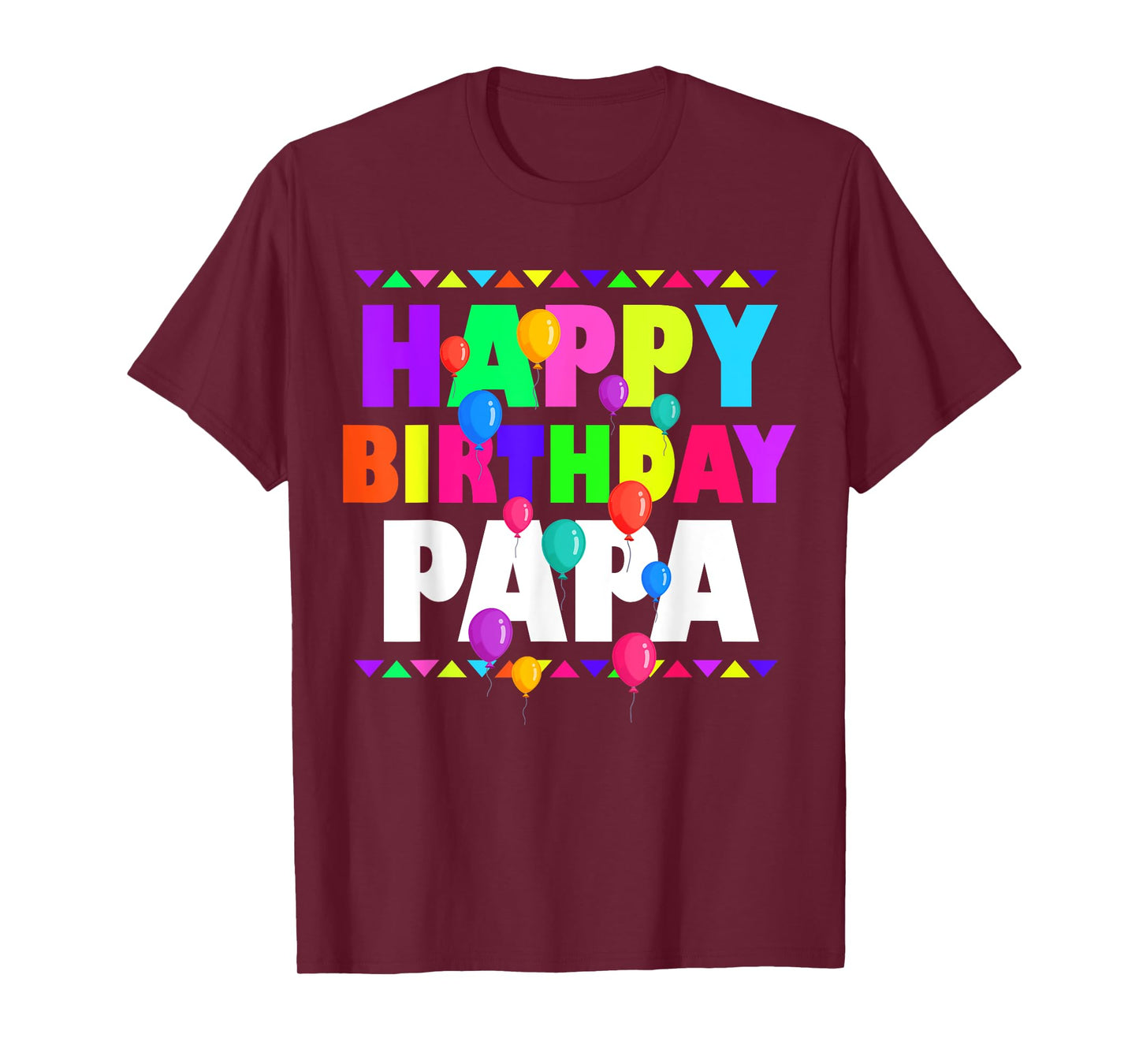 Happy Birthday Papa Cute Toddler Matching Family B-Day Party T-Shirt