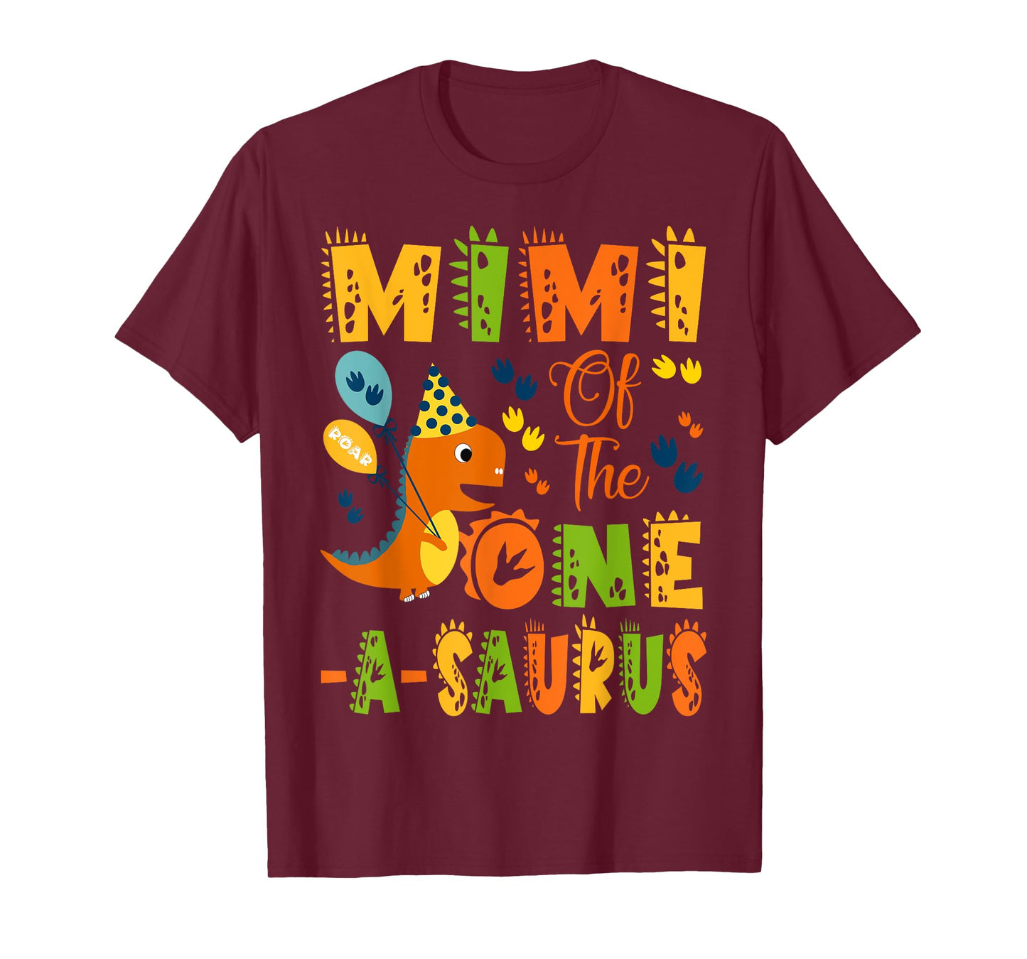 Mimi of The One-A-Saurus 1St Birthday Dinosaur Party T-Shirt