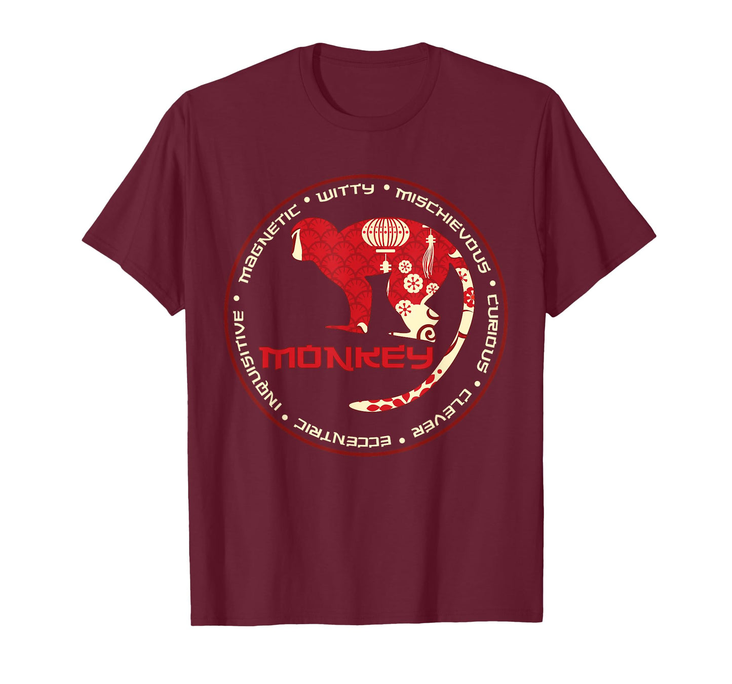 Chinese Zodiac Year of the Monkey Astrology Horoscope Zodiac T-Shirt