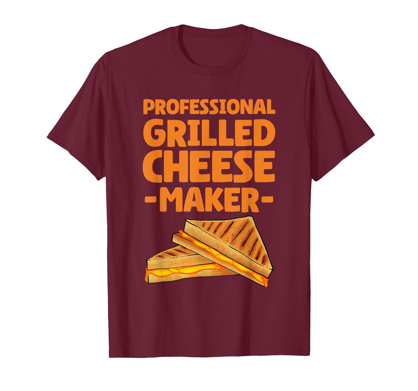 Funny Grilled Cheese Maker Art For Men Women Grilled Cheese T-Shirt