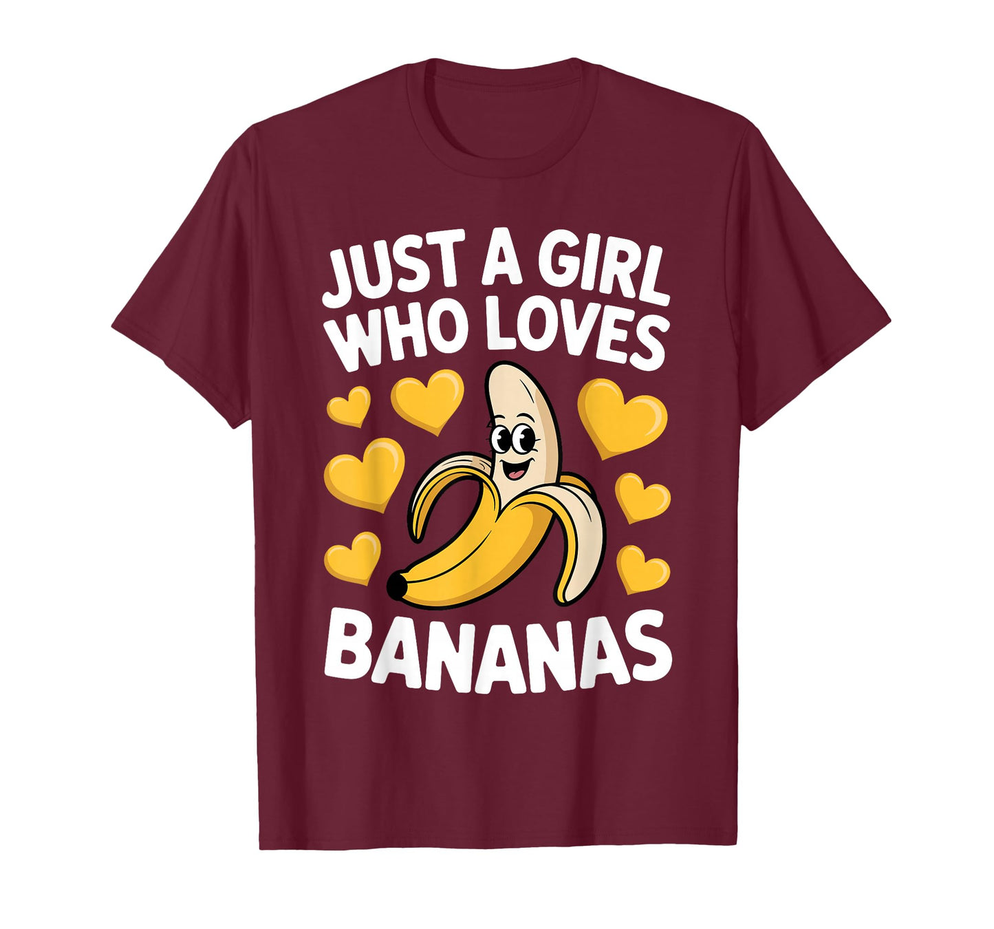 Funny Banana Design for Women Girls Banana Lovers Banana T-Shirt